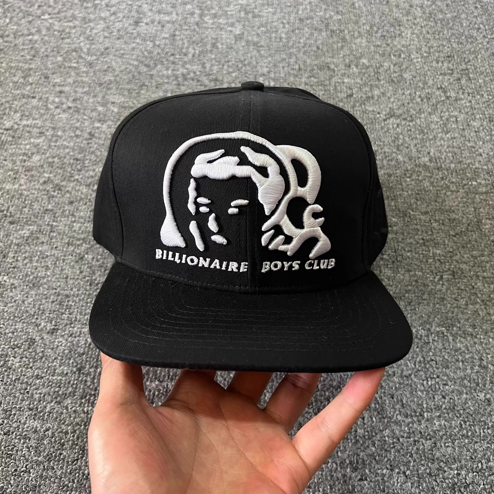 Billionaire Boys Club BBCClassicEmbroideredAstronautHeadFlat Brim Baseball Cap Q7 Size ONE SIZE - 1 Thumbnail