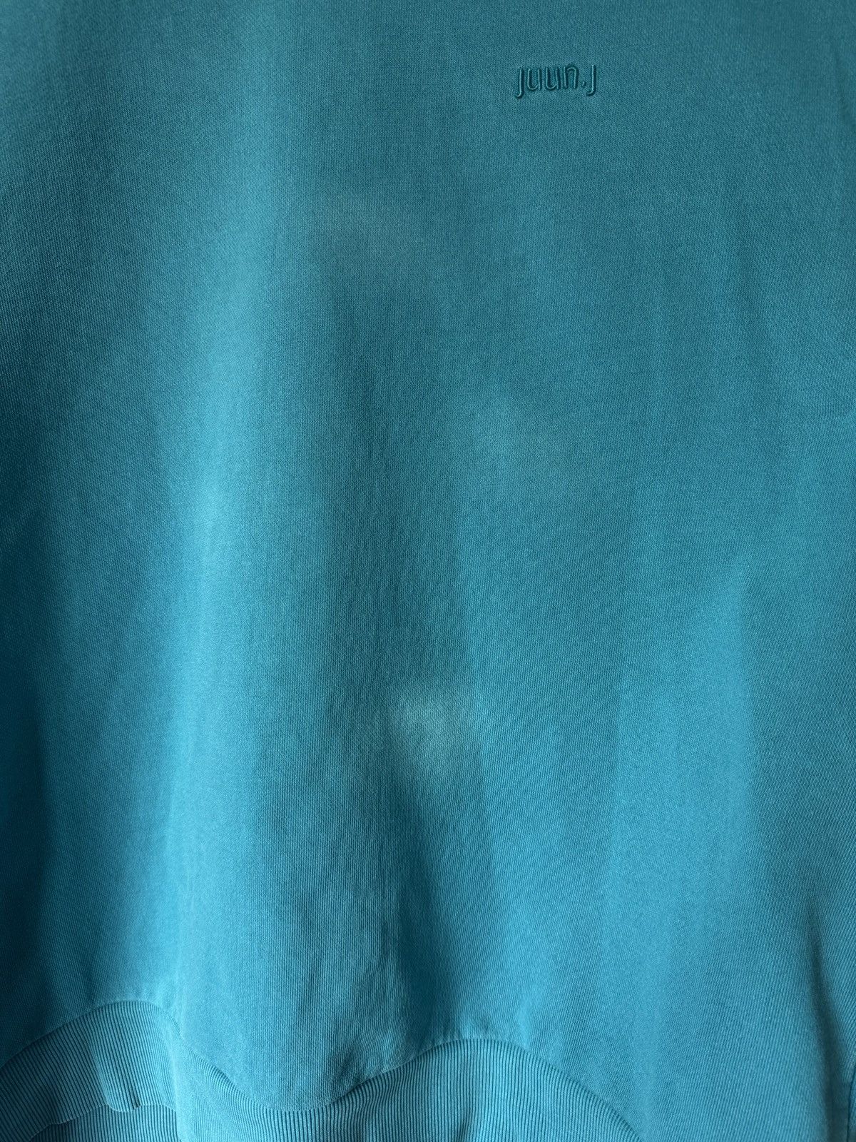 Juun.J 🔥🔥 Juun.J Blue Garment Dyed Sweatshirt Size US M / EU 48-50 / 2 - 8 Thumbnail