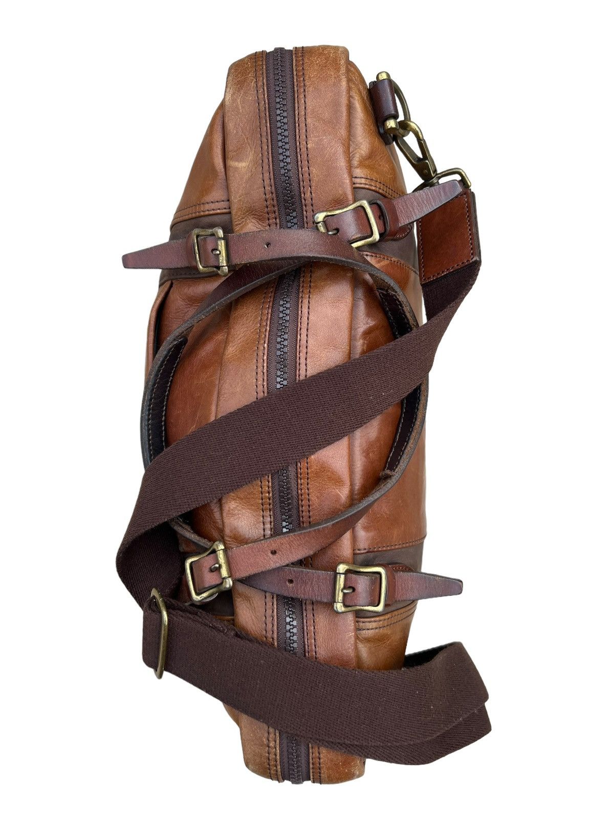 Leather × MasterPiece Masterpiece Japan Patina Leather 2 Way Bag Size ONE SIZE - 20 Thumbnail