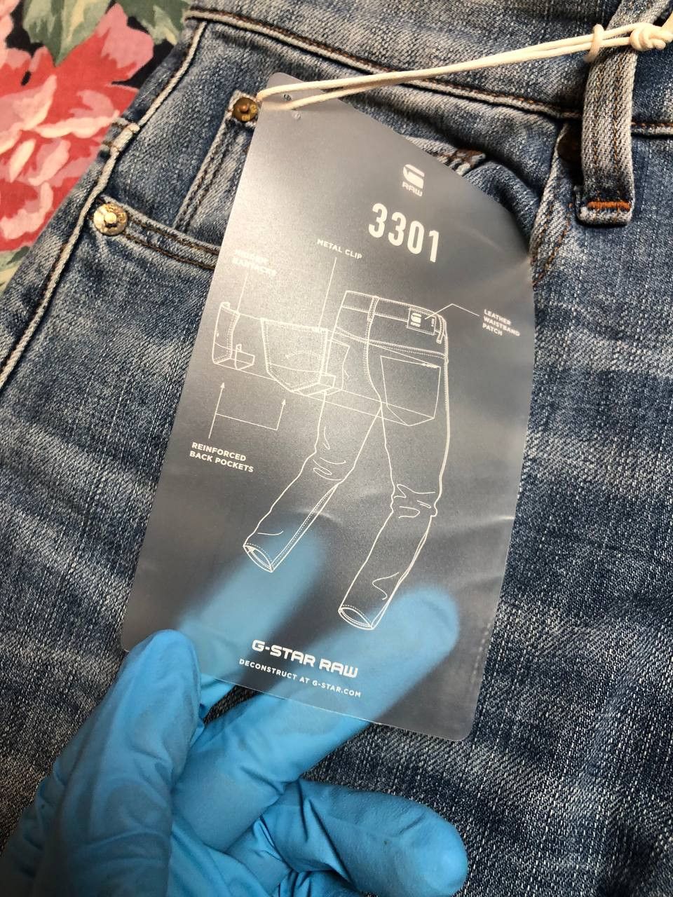 G-Star G-STAR 3301 LOOSE Jeans Faded Blue Denim STREETWEAR Size US 28 / EU 44 - 11 Thumbnail
