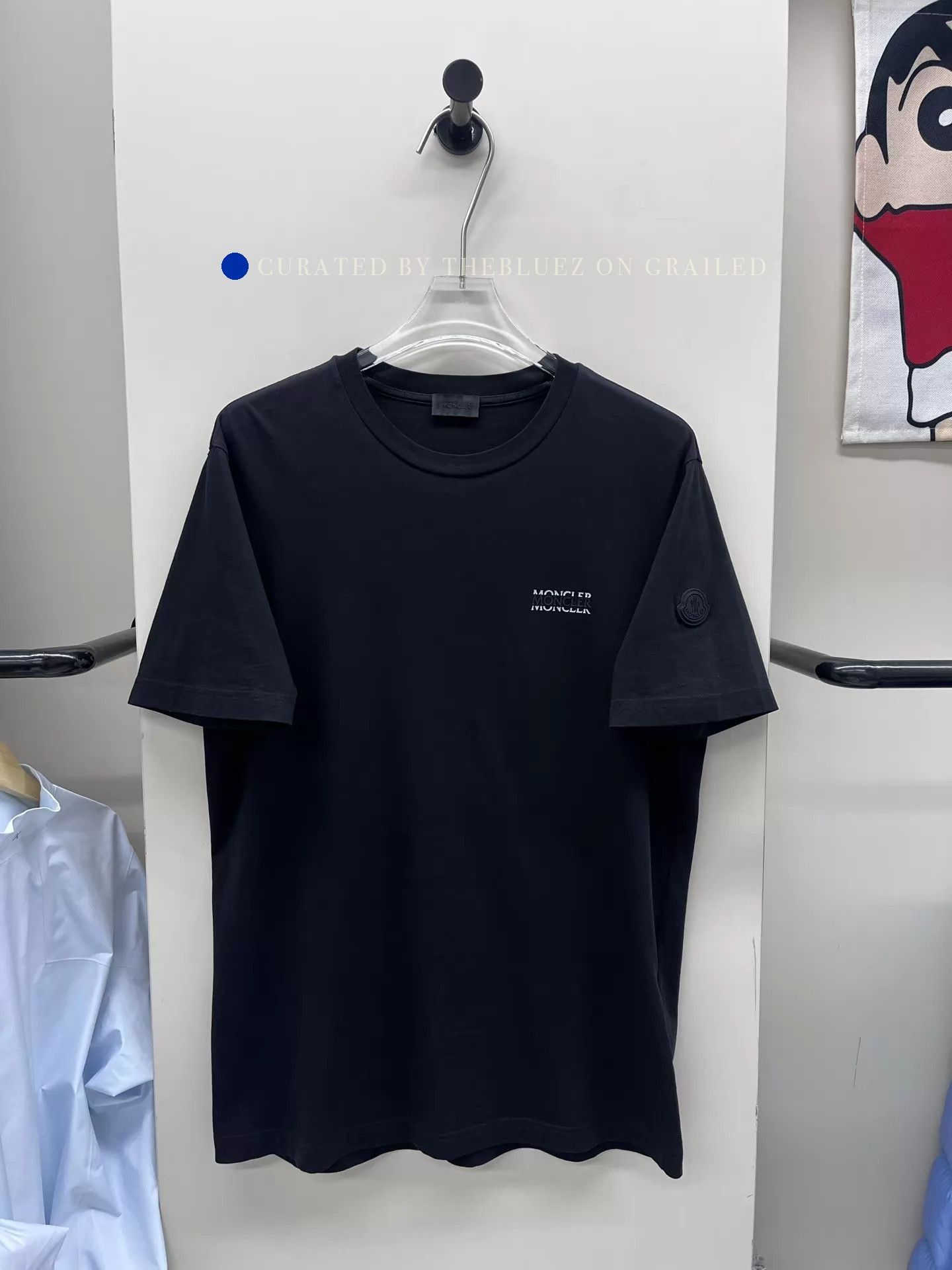 Moncler Moncler Short Sleeve Tee in Black, Size L Size US L / EU 52-54 / 3 - 1 Thumbnail