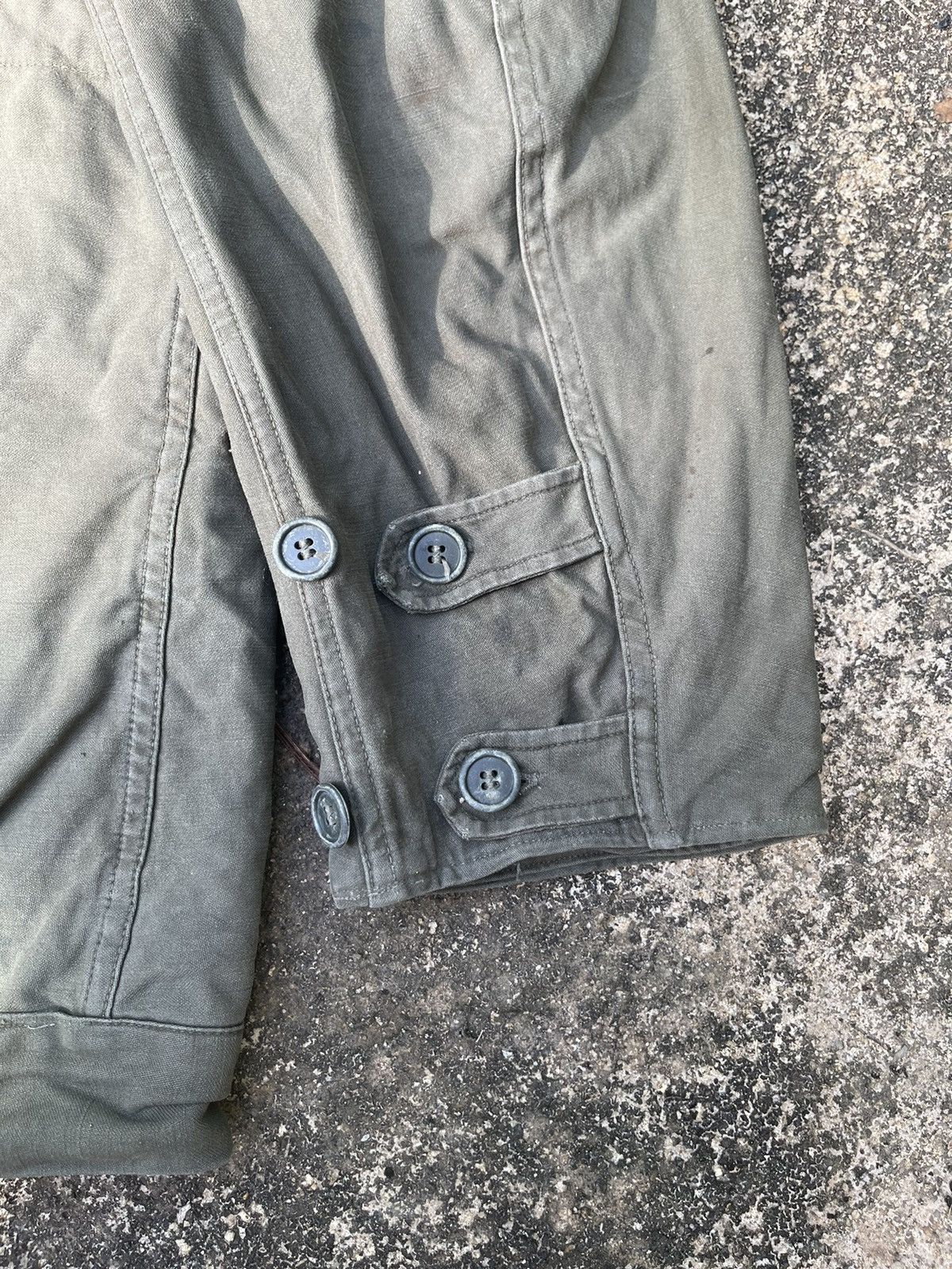 Vintage Vintage German Military M-65 Field Jacket (Faded Olive) Size US XL / EU 56 / 4 - 14 Thumbnail
