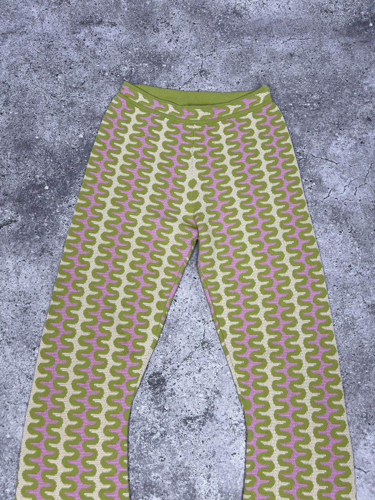 Sandro Sandro Paris Guerin Flare Pants Knit Multicolor Size 26" / US 2 / IT 38 - 2 Thumbnail