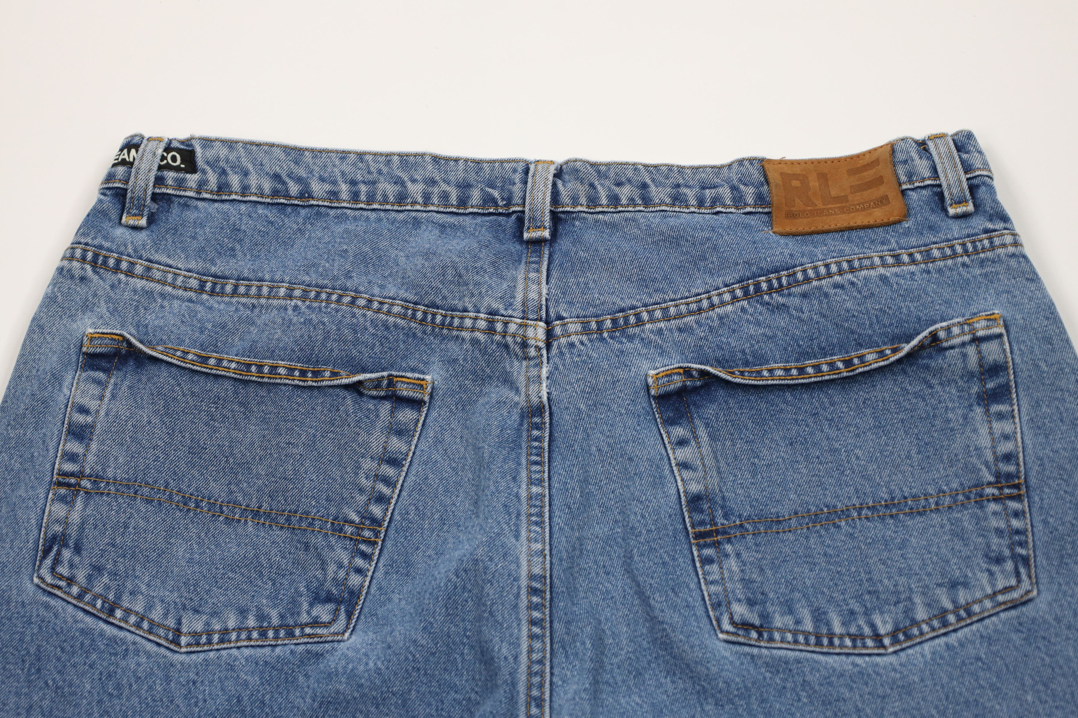 Ralph Lauren Vintage 90s Ralph Lauren Spell Baggy Wide Leg Denim Jeans Size US 38 / EU 54 - 12 Thumbnail