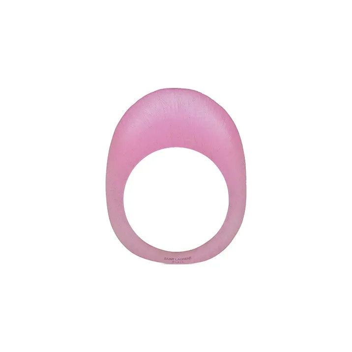Saint Laurent Paris o1bcso1str0226 Size: 06/High Arty Circle Ring in Pink Size ONE SIZE - 1 Thumbnail