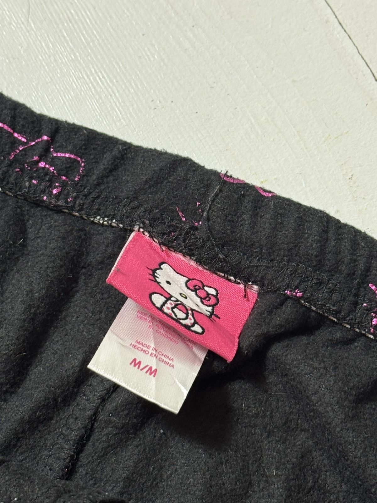 Cartoon Network VINTAGE HELLO KITTY MONOGRAM CUTE PYJAMA PANTS Size 30" / US 8 / IT 44 - 8 Thumbnail