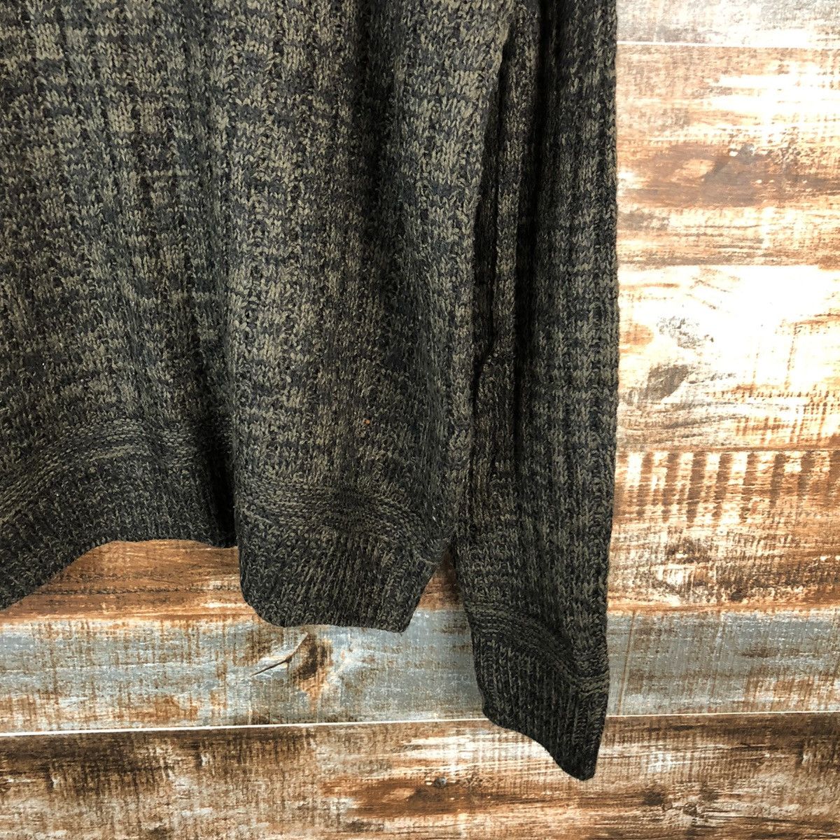 GU × Homespun Knitwear GU Black vintage japan Knitwear #A1730 Size US M / EU 48-50 / 2 - 8 Thumbnail