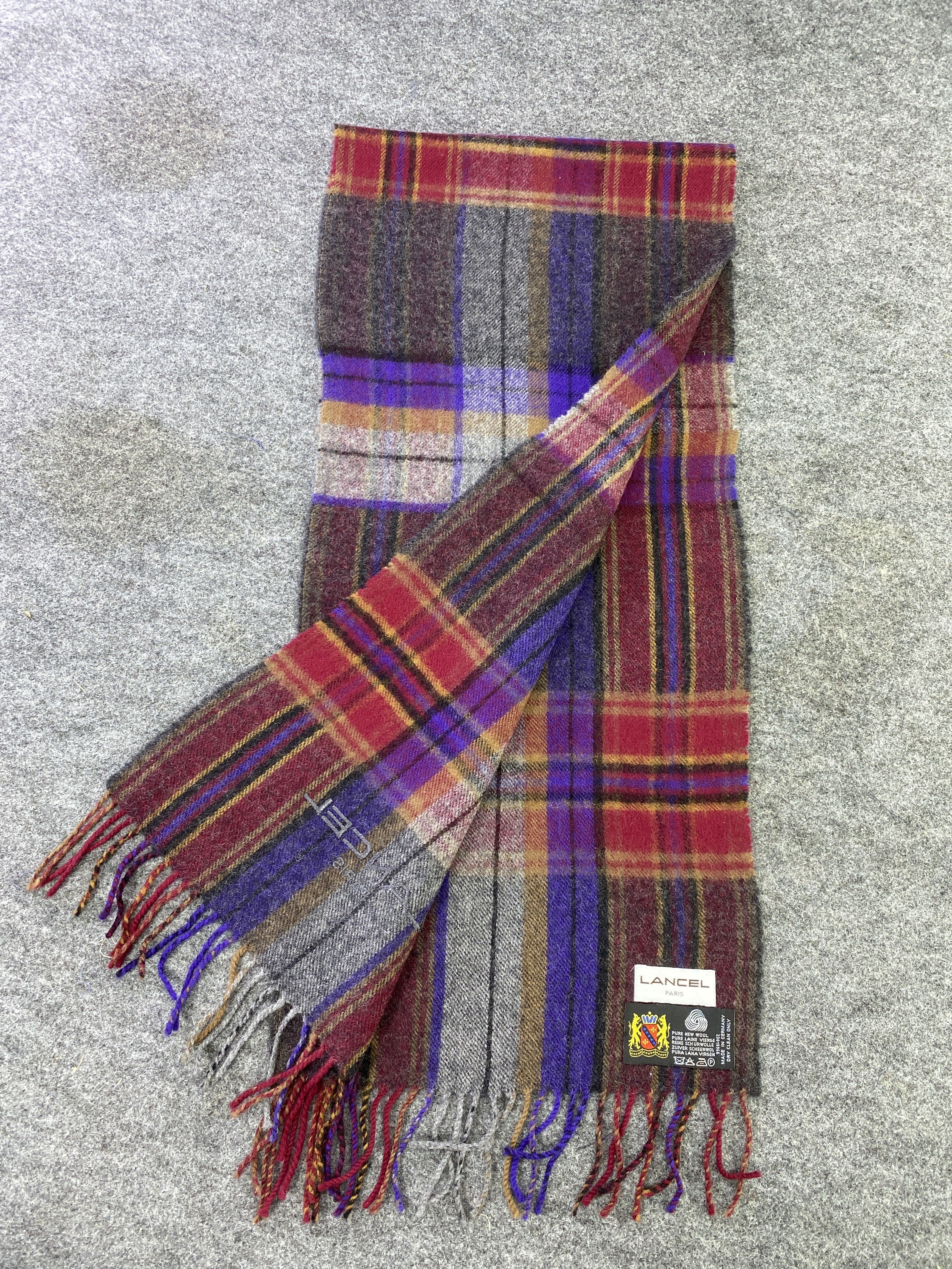 Lancel Lancel Wool Scarf/Muffler/Neckwear-T529 Size ONE SIZE - 3 Thumbnail