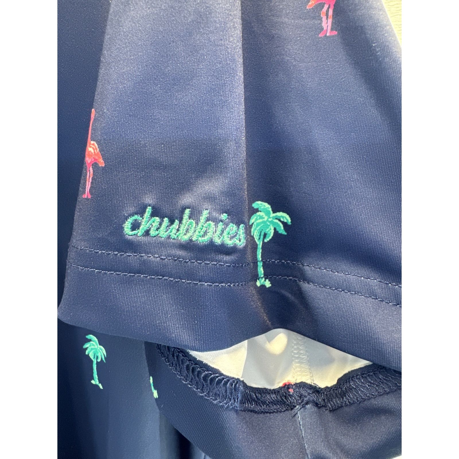 Chubbies Chubbies “Island Pal” Polo Blue UPF 50+ men sz M Size US M / EU 48-50 / 2 - 3 Thumbnail