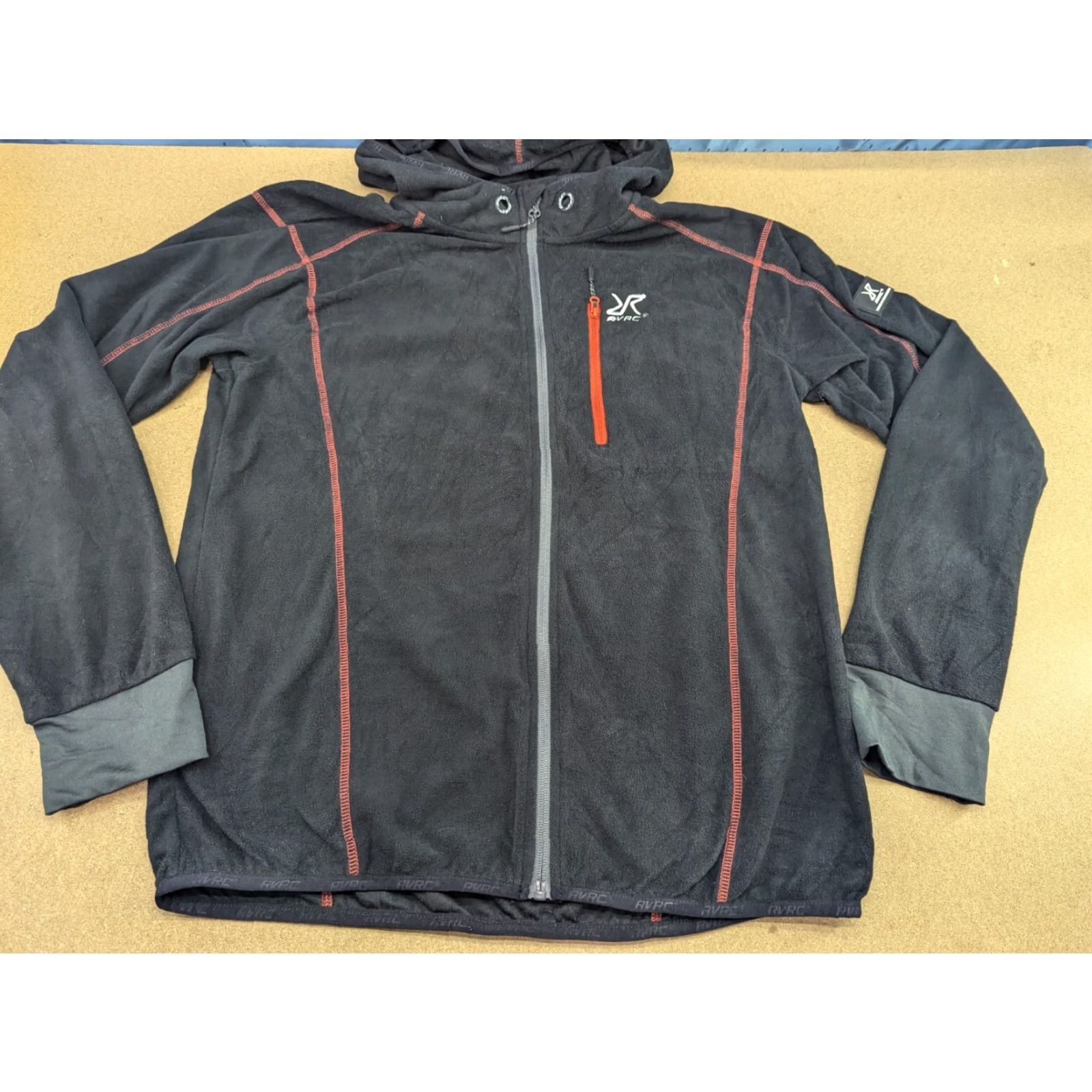 Vintage Revolution Race Trekker Hoody Jacket Mens M Outdoor Black Fleece jacket Zip Hooded Casual Athletic Size US M / EU 48-50 / 2 - 2 Thumbnail