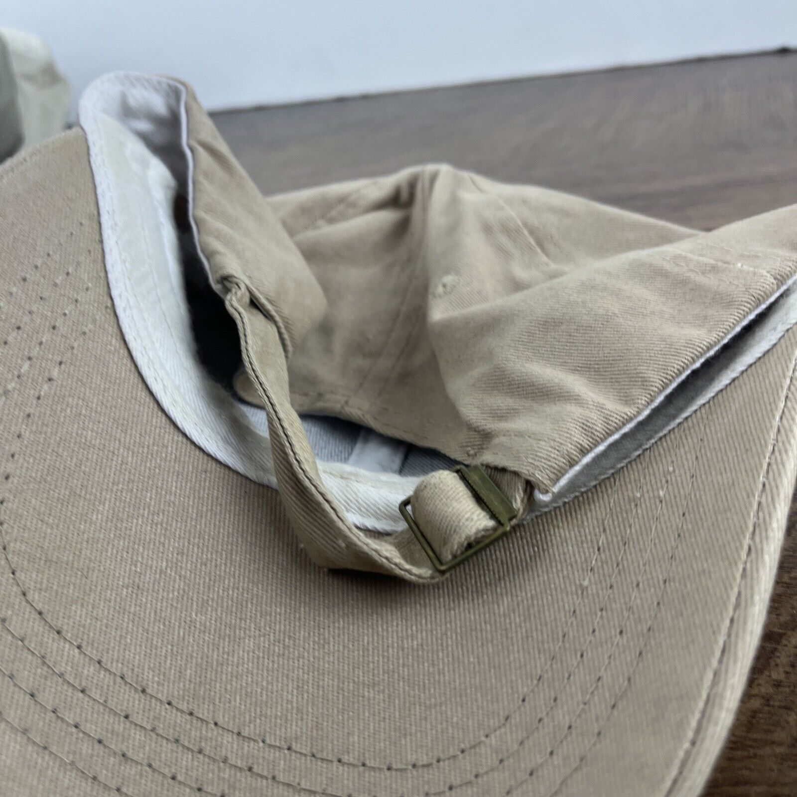 Other Plain Tan Baseball Hat Tan Brown Hat Adjustable Adult Size H Size ONE SIZE - 12 Thumbnail