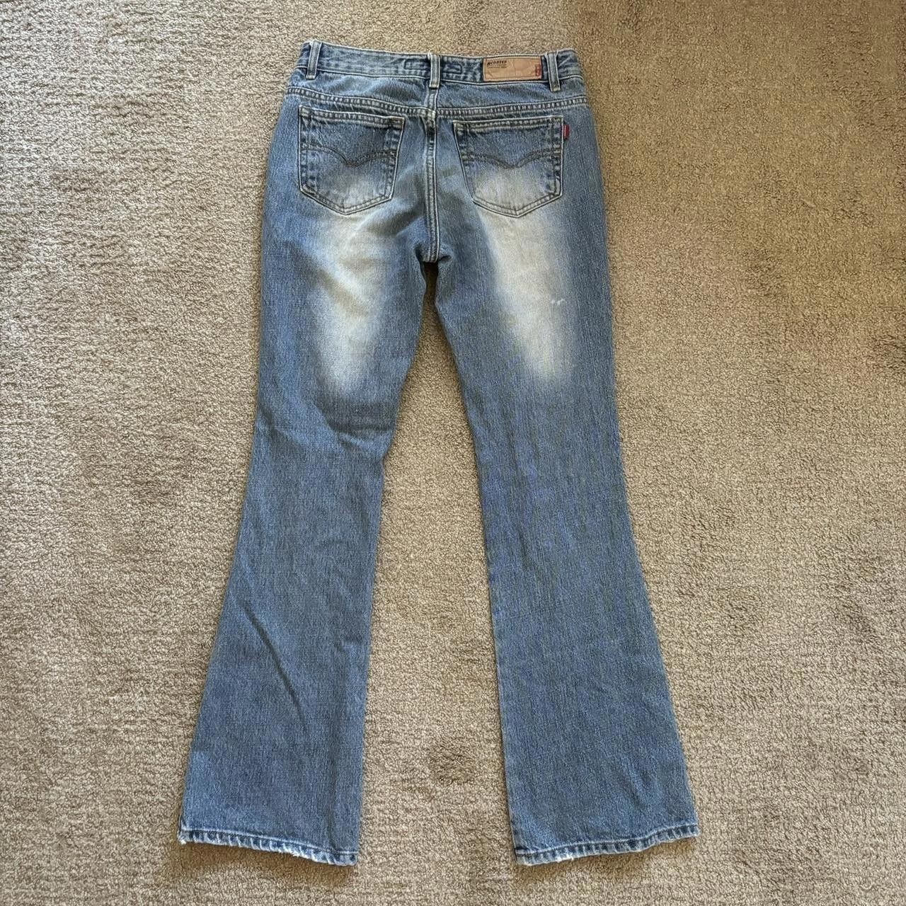 Designer Vintage Low Rise Blue Flared Size 26" / US 2 / IT 38 - 2 Thumbnail