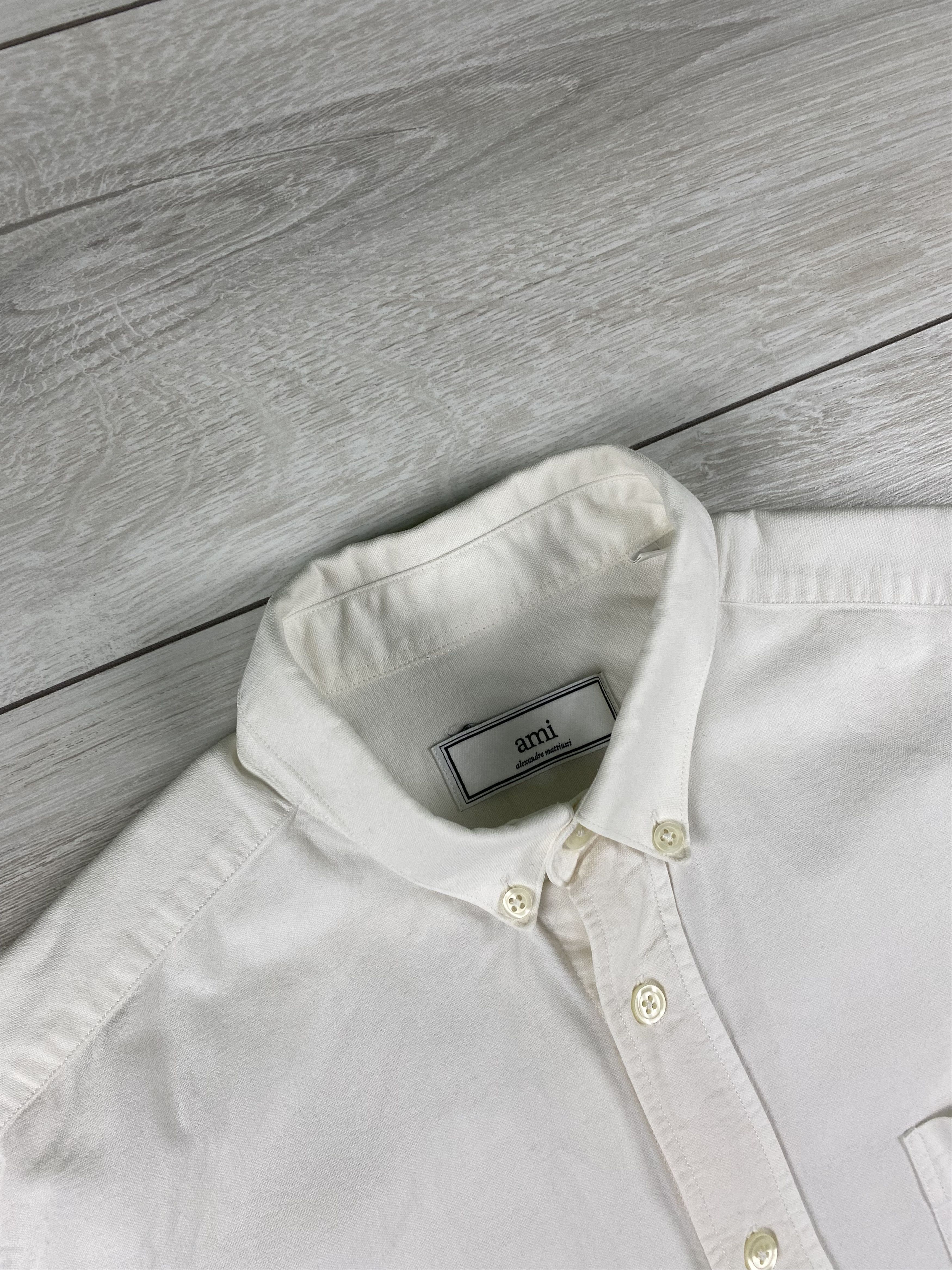 AMI Vintage Ami pasis white classic shirt size wmns 40 Size S / US 4 / IT 40 - 4 Thumbnail