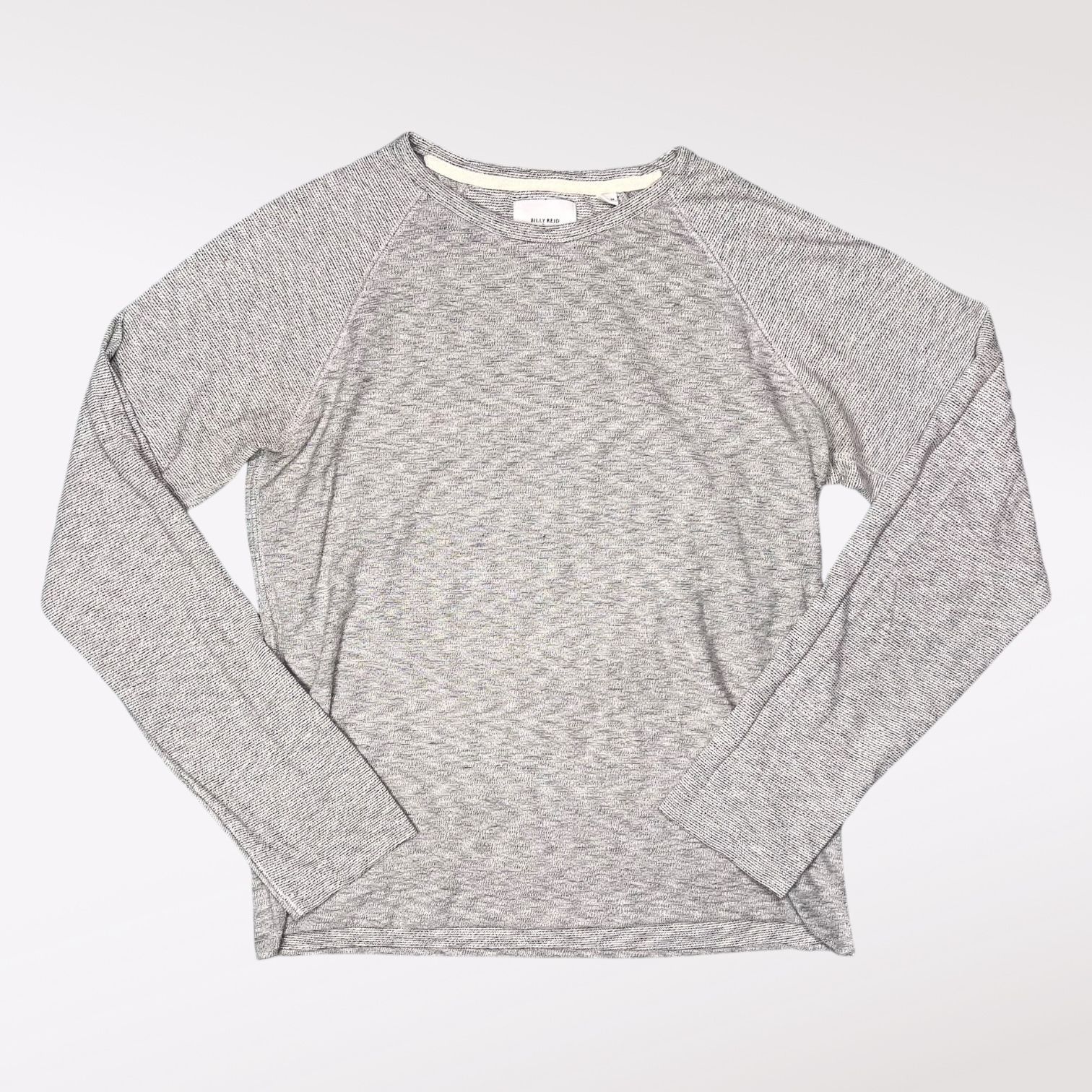 Designer Billy Reid Long Sleeve Top Crew Neck Cotton Blend Small Size S / US 4 / IT 40 - 11 Thumbnail