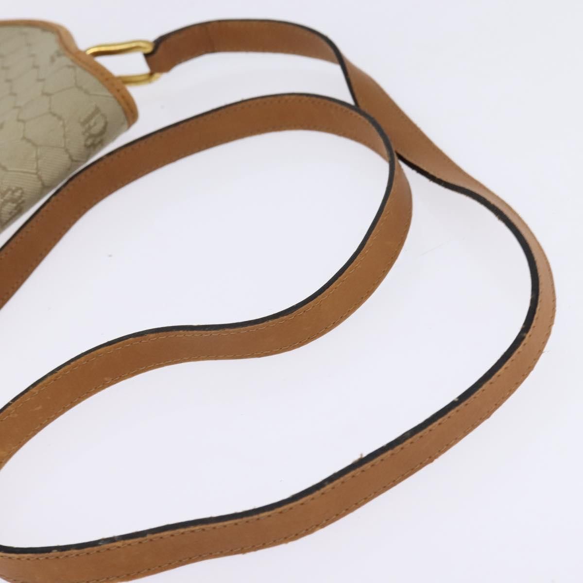 Dior DIOR Honeycomb Canvas Shoulder Bag Pvc Beige Gold Size ONE SIZE - 7 Thumbnail