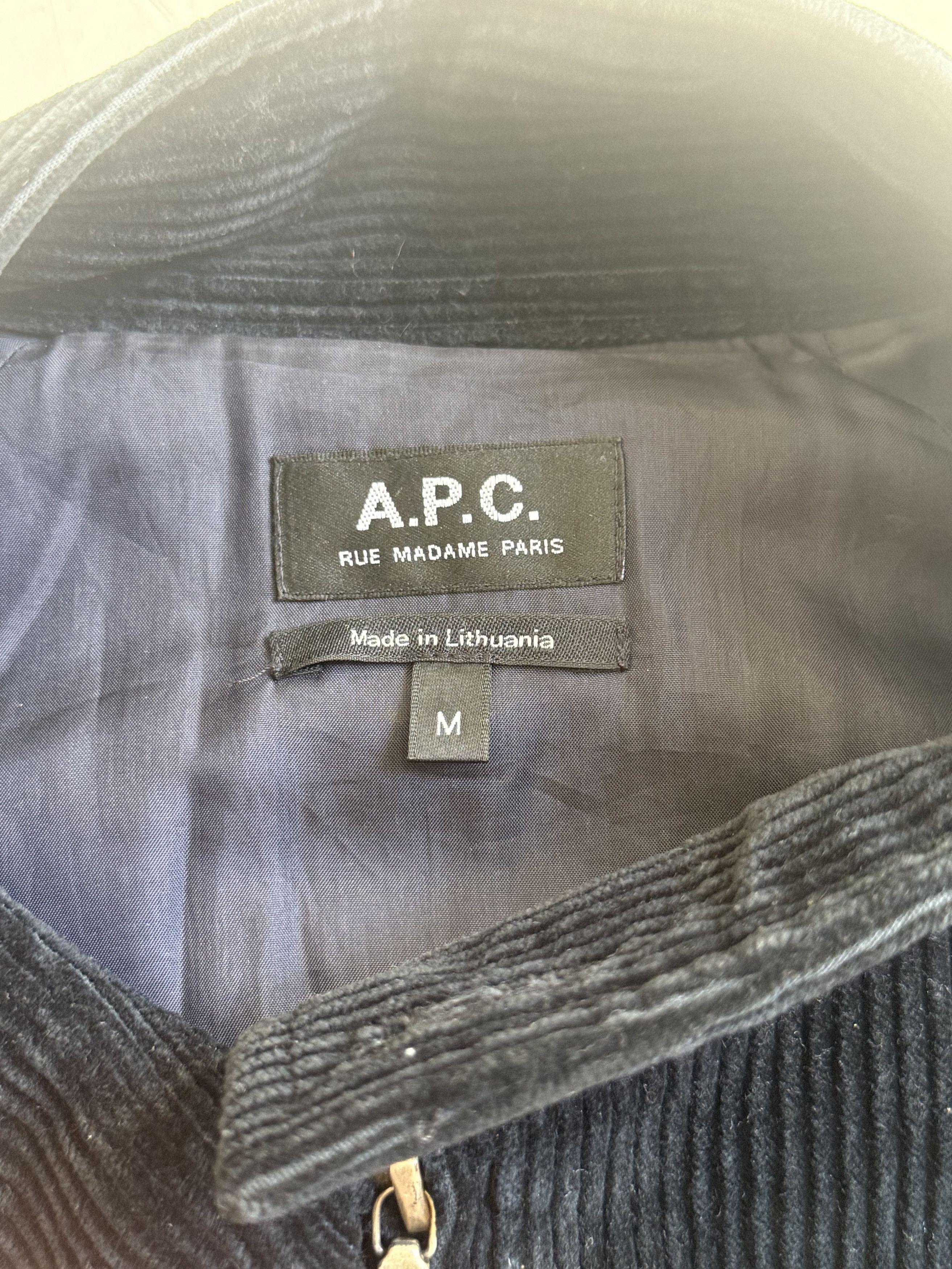 A.P.C. APC Blue Corduroy Jacket Size US M / EU 48-50 / 2 - 3 Thumbnail
