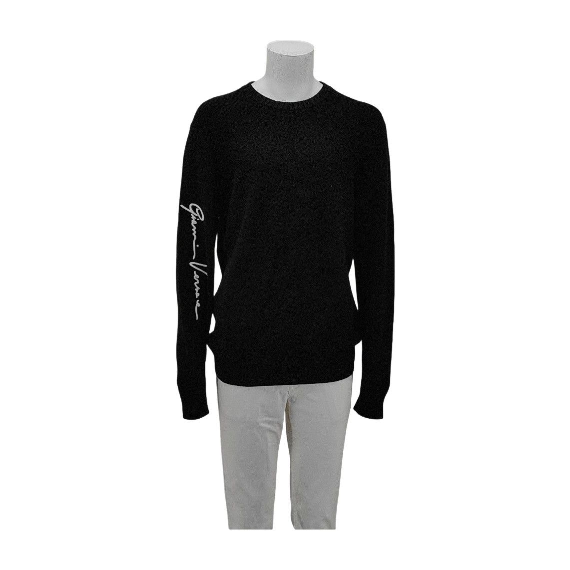 Versace Versace Gianni Signature Wool Sweater Size 52 Size US L / EU 52-54 / 3 - 1 Thumbnail