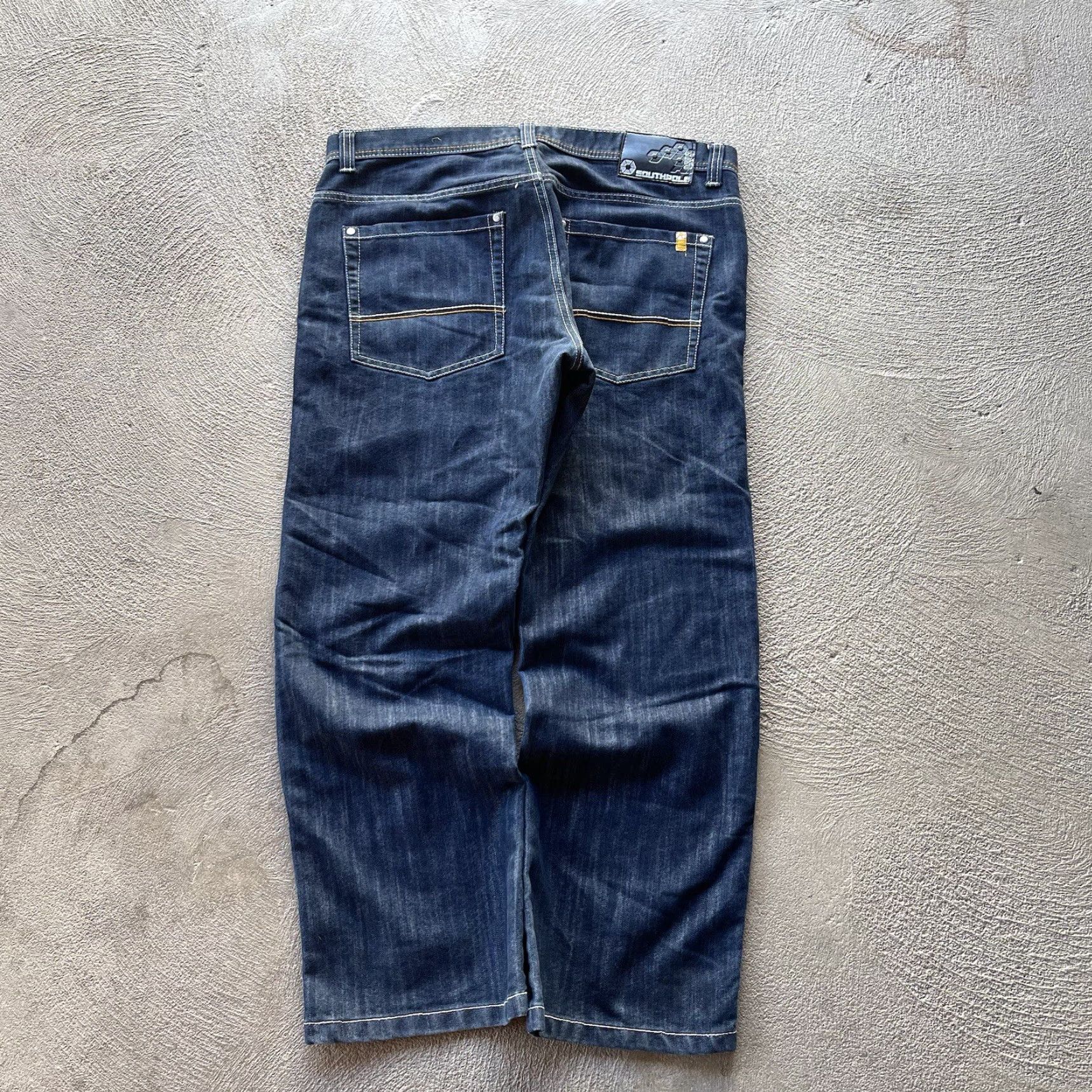 Southpole Vintage Southpole Jeans Mens 38x30 Blue Baggy Loose Denim Pants Stretch Y2K Size US 38 / EU 54 - 4 Thumbnail