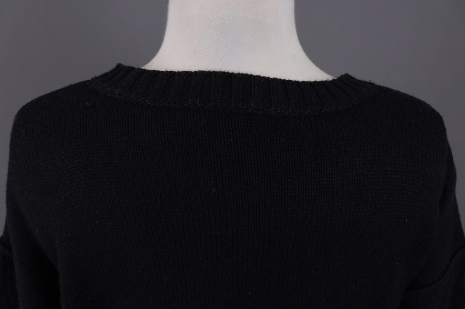 Carlo Colucci Carlo Colucci Black Knit Mens Sweater Size 56 Size US M / EU 48-50 / 2 - 12 Thumbnail