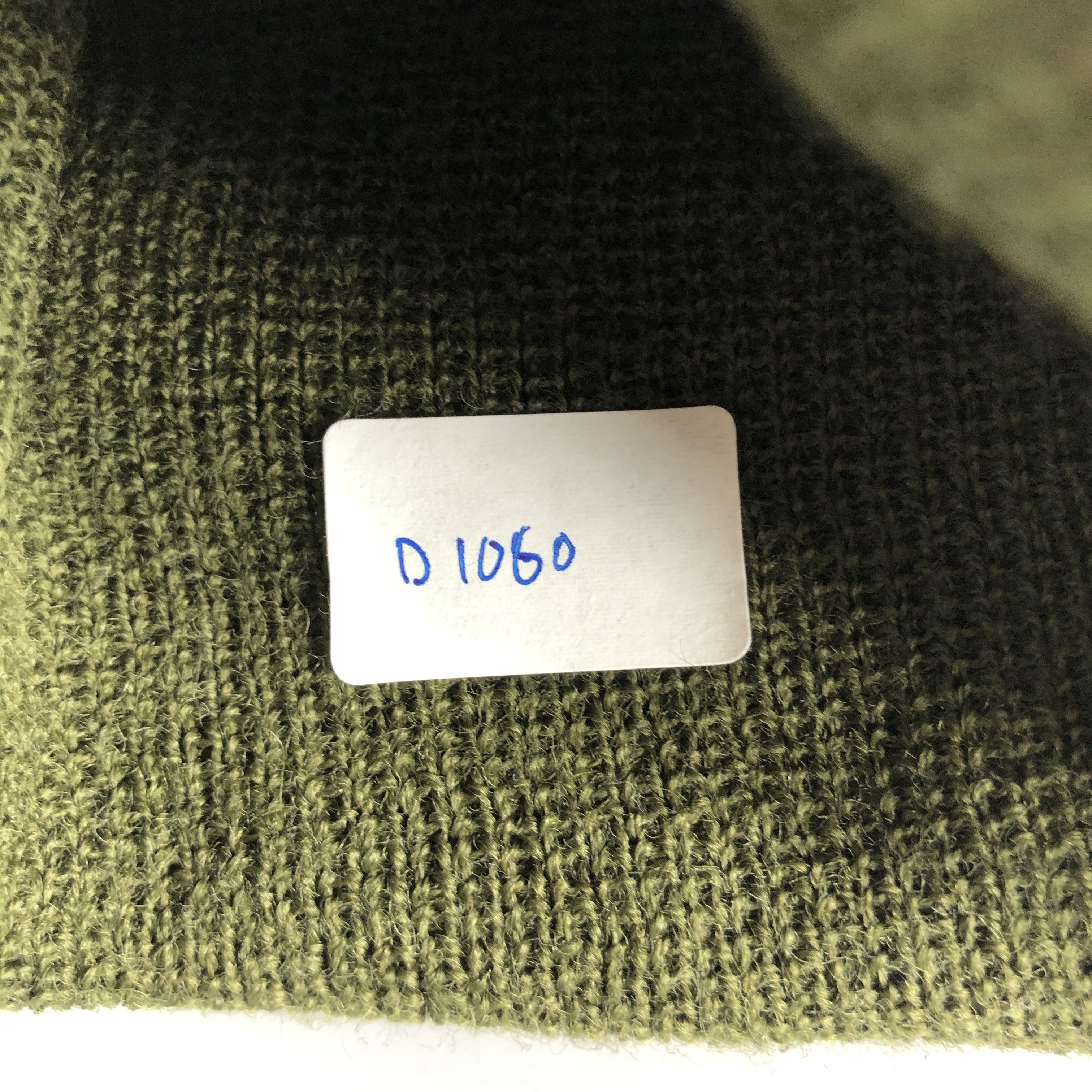Vintage Green Army Made In USA Beanie Snow Hat Snow Cap -D1060 Size ONE SIZE - 6 Thumbnail