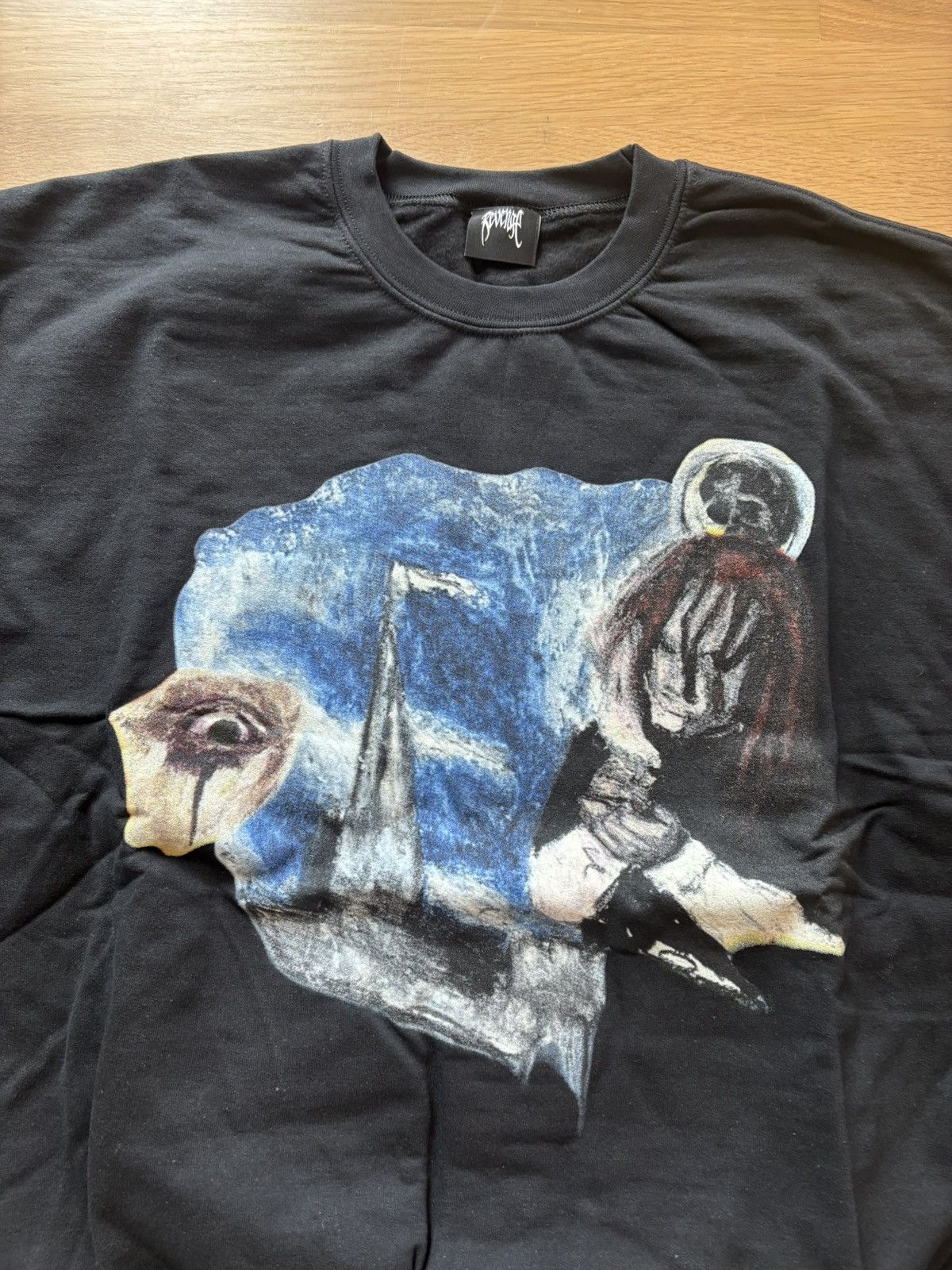 Revenge Revenge Crayon Trippie Redd Crewneck Sweatshirt Size US XXL / EU 58 / 5 - 5 Thumbnail