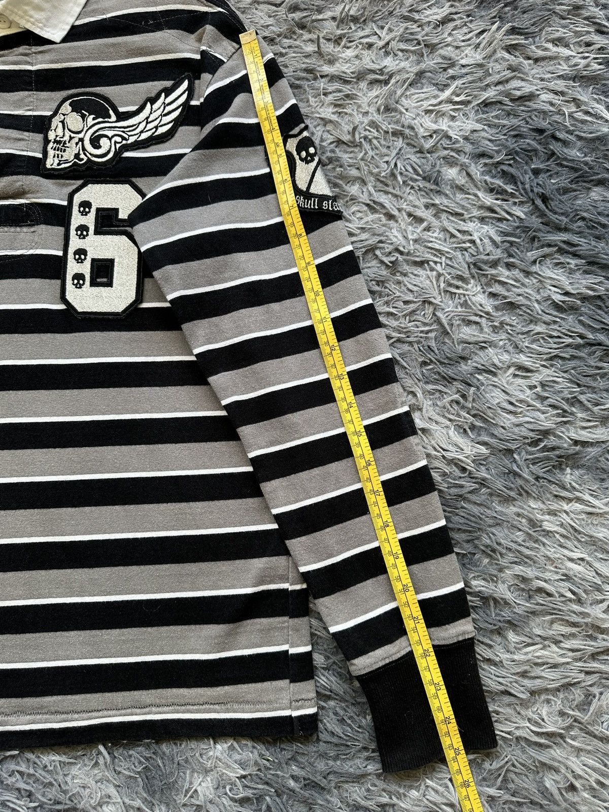 PPFM 2011A/W PPFM - ''RULE 05'' Striped polo long sleeve Size US L / EU 52-54 / 3 - 11 Thumbnail