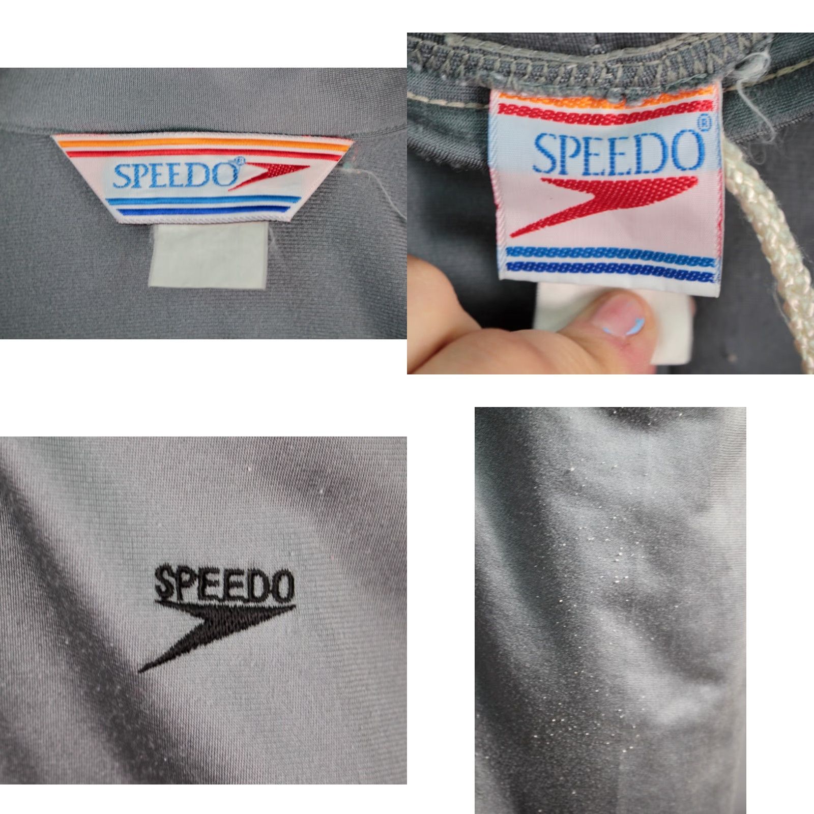 Speedo VINTAGE Speedo Men's Tracksuit 2 PC Gray 1980s Polyester Gym Outfit Size M Size US 34 / EU 50 - 8 Thumbnail