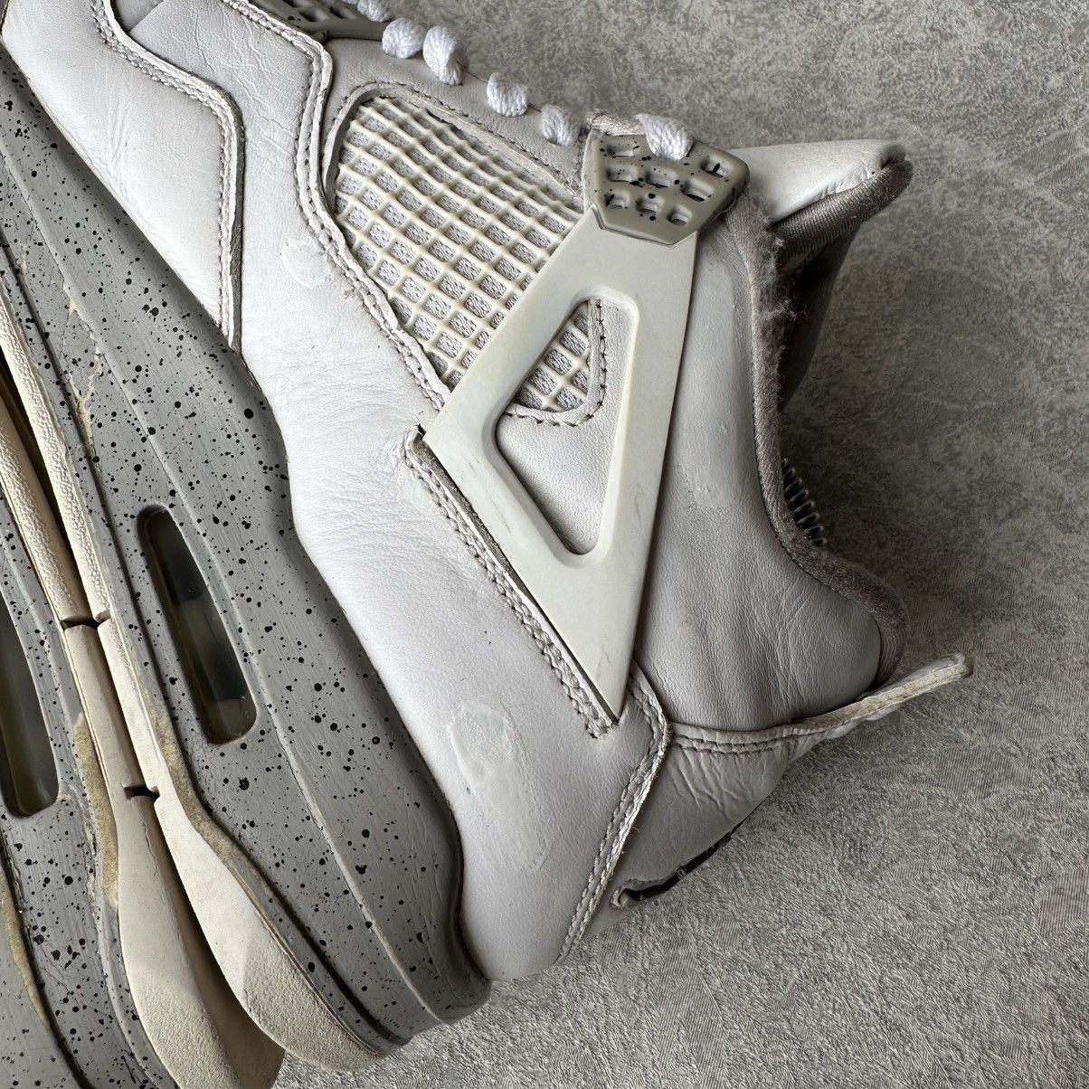 Jordan Brand Nike Air Jordan 4 White Oreo Og Tech Grey Sneakers Size US 7.5 / EU 40-41 - 11 Thumbnail