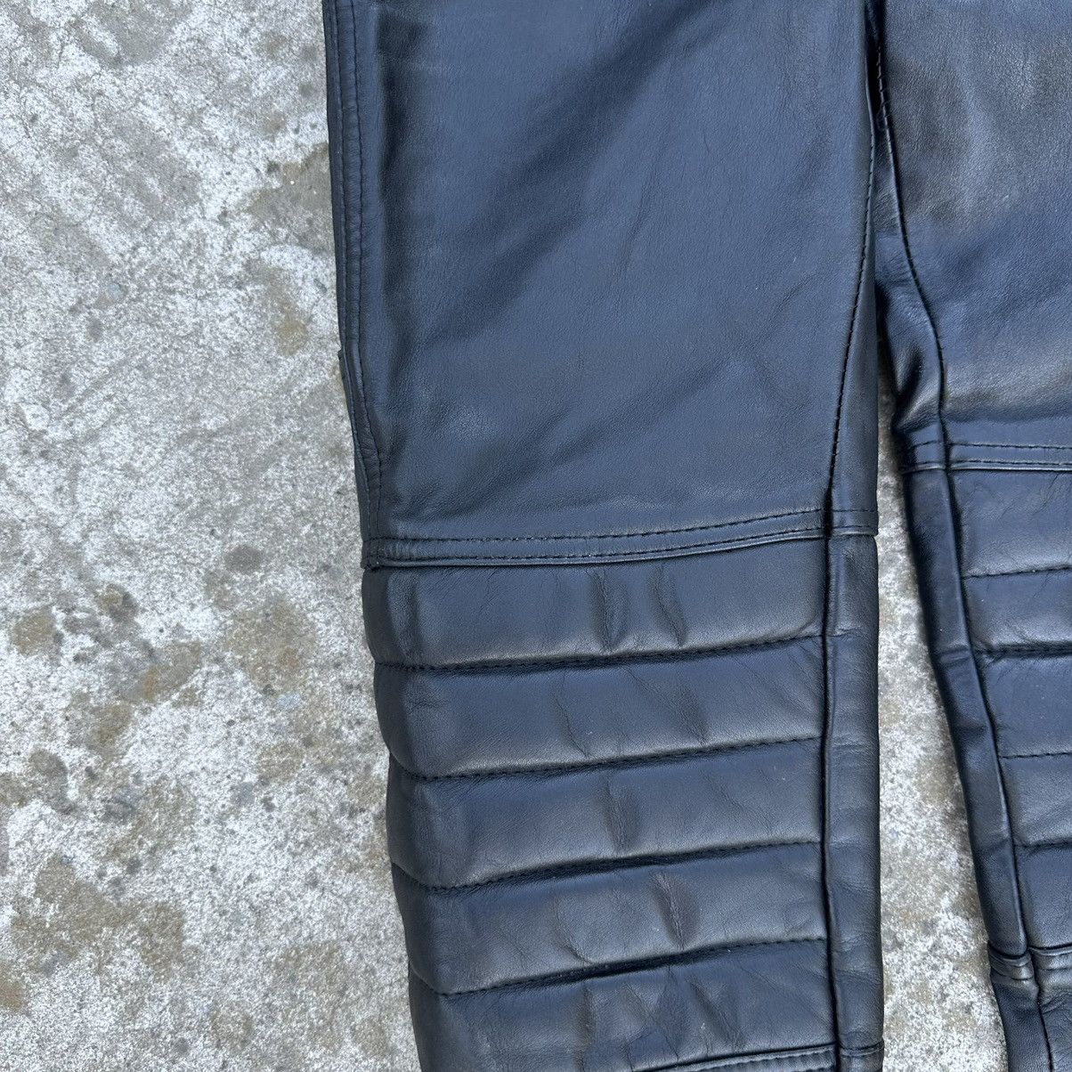 Vintage Vintage Moto Leather Pants Overalls Style USA Y2K 00s Size 27" / US 4 / IT 40 - 5 Thumbnail