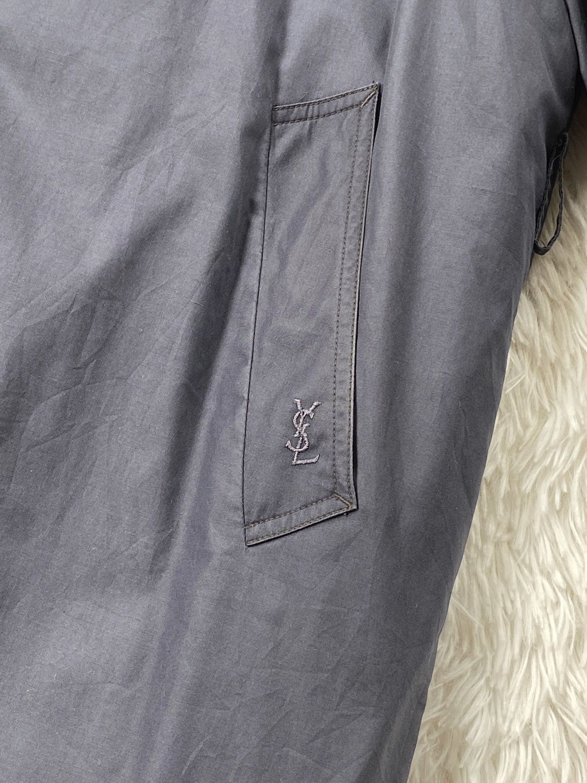 Yves Saint Laurent Vintage Yves Saint Laurent Diffusion Homme Trench Coat Size US XL / EU 56 / 4 - 7 Thumbnail