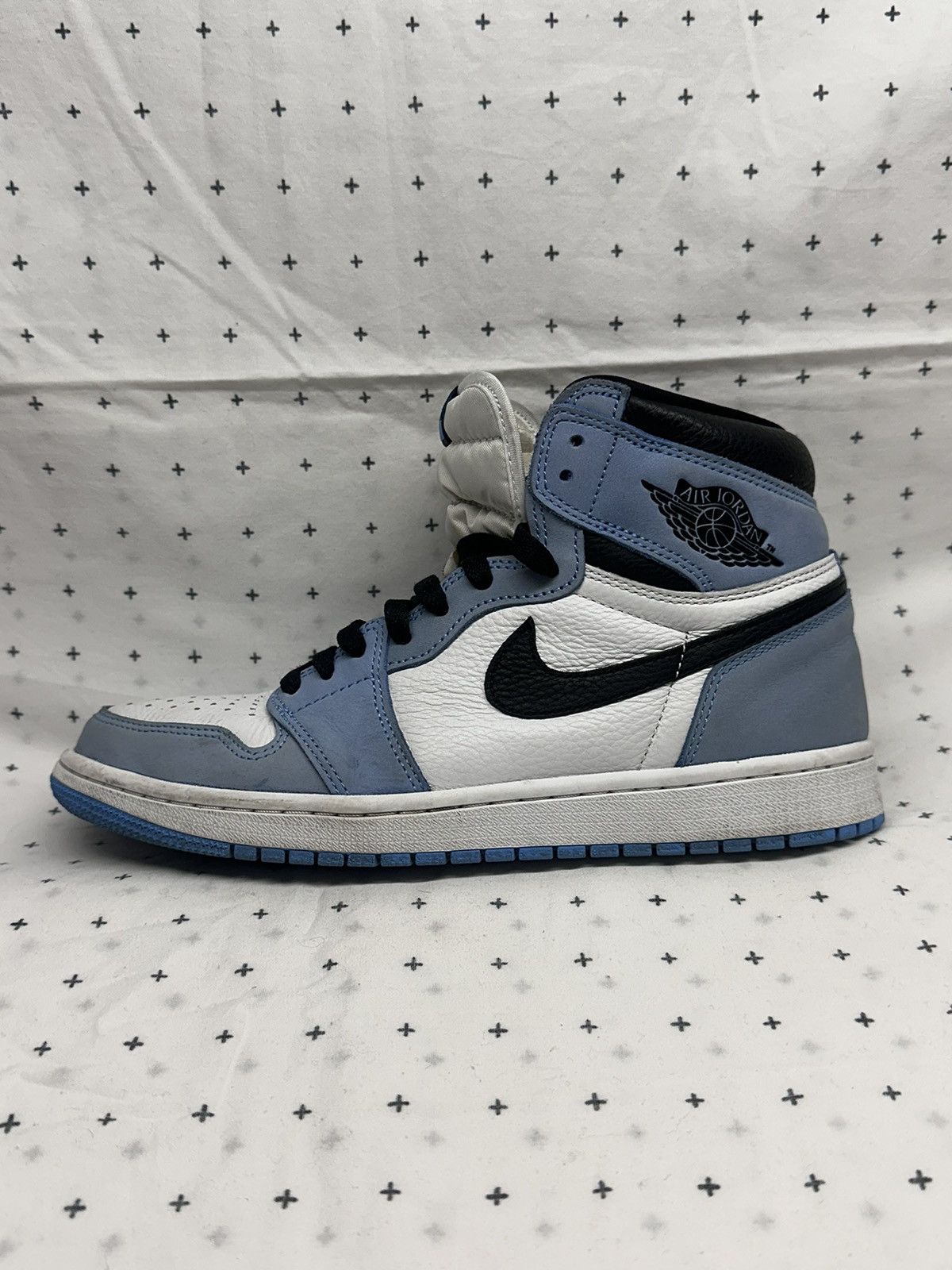 Nike University Blue Air Jordan 1 Retro High *used Size US 9 / EU 42 - 12 Thumbnail
