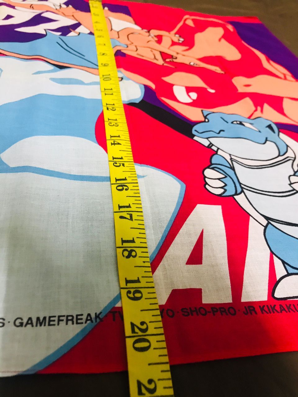 Nintendo Vintage 98 Nintendo Pokémon Handkerchief Size ONE SIZE - 4 Thumbnail