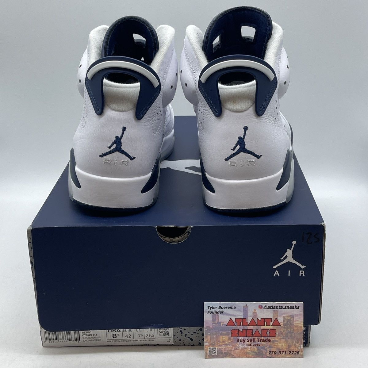 Jordan Brand Air Jordan 6 midnight navy Size US 8.5 / EU 41-42 - 3 Thumbnail
