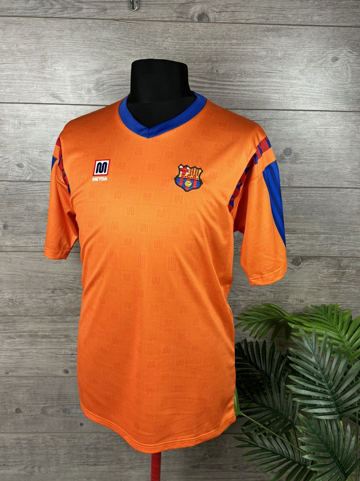 Other Meyba soccer jersey tee FBC Barcelona style 1992 size XL Size US XL / EU 56 / 4 - 11 Thumbnail