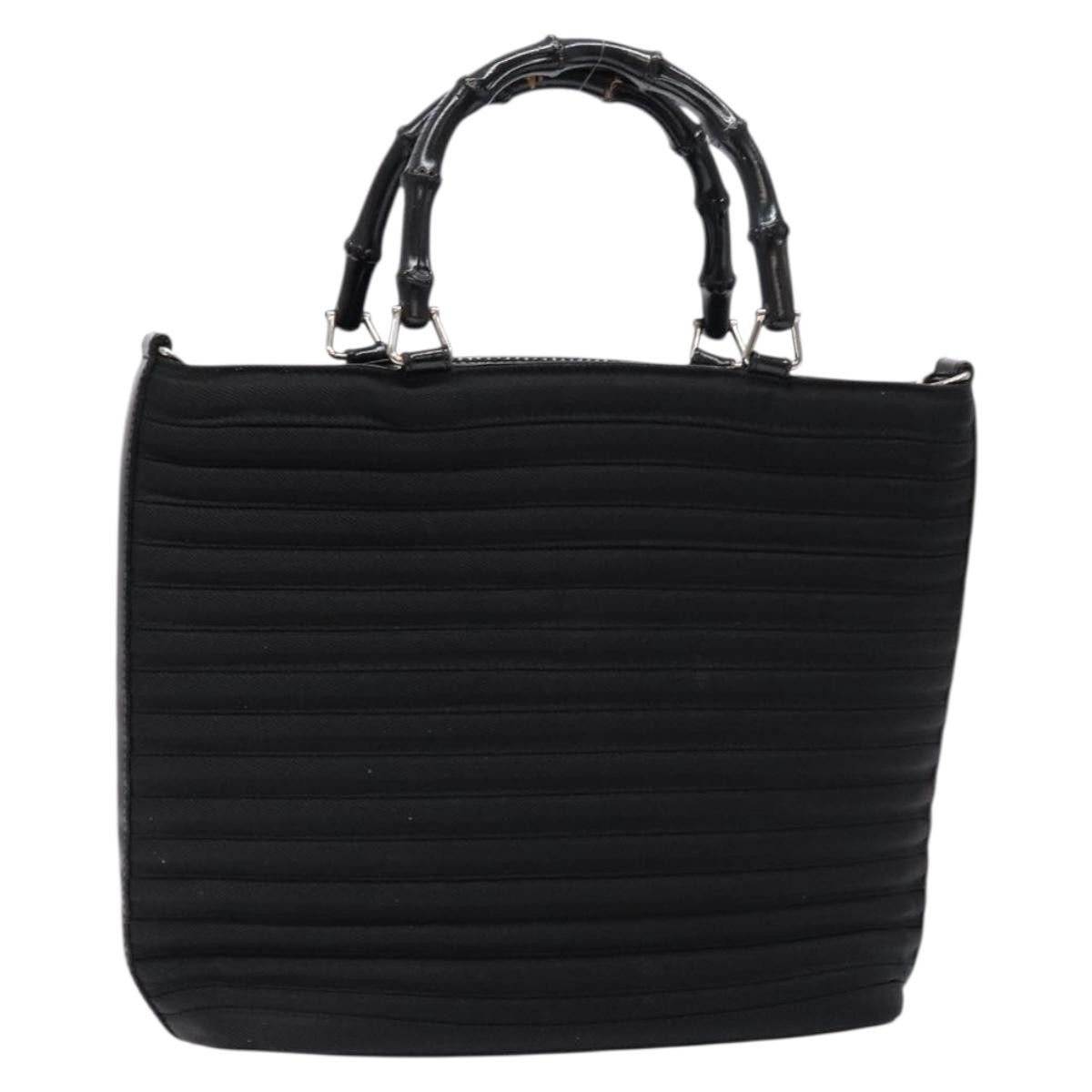 Gucci Gucci Vintage Bamboo Handle Nylon Size ONE SIZE - 1 Thumbnail