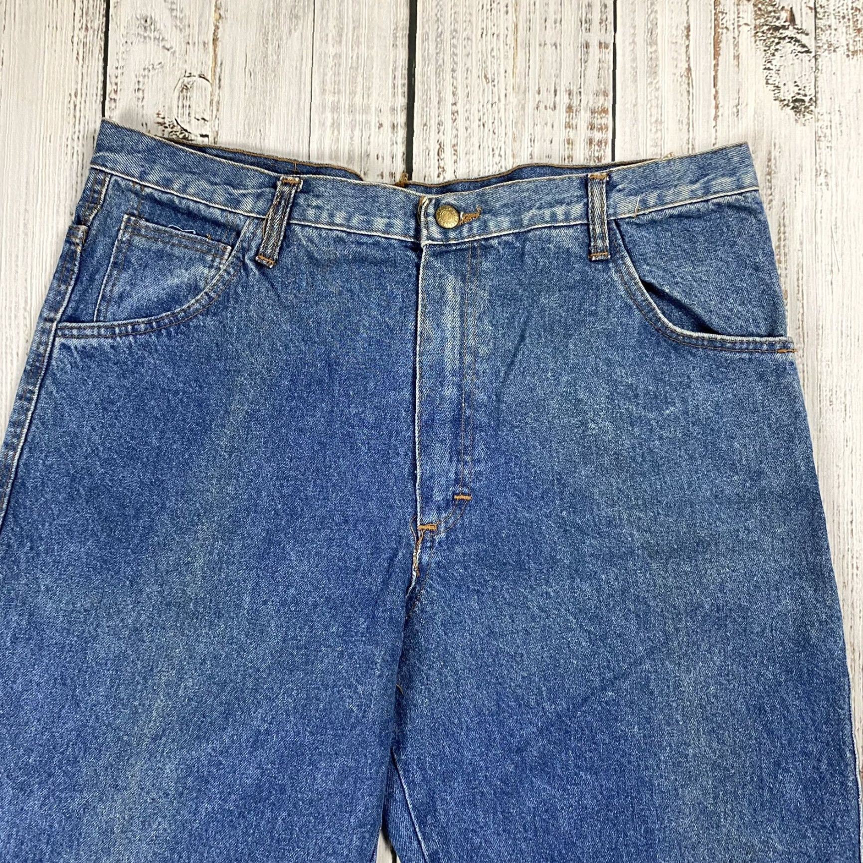J Brand VINTAGE HORSE BRAND Denim Jeans Wide-Leg Baggy Hip Hop 90s Made in Italy Adult 36 Blue Mens Size US 36 / EU 52 - 2 Thumbnail