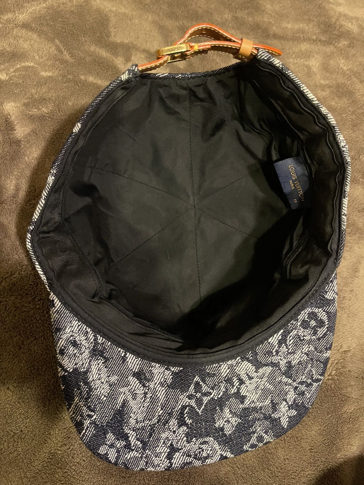 【美品】ルイヴィトン キャップ キャスケット モノグラムタペストリ 60 ルイ・ヴィトン「キャスケット・モノグラム タペストリー」「2021SS