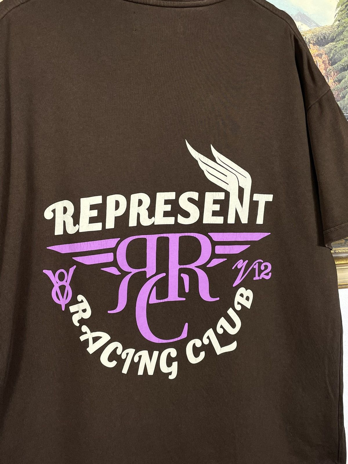Represent Clo. Represent Brown Boxy Oversize Baggy Tee Big Logo Skate Swag Size US L / EU 52-54 / 3 - 8 Thumbnail