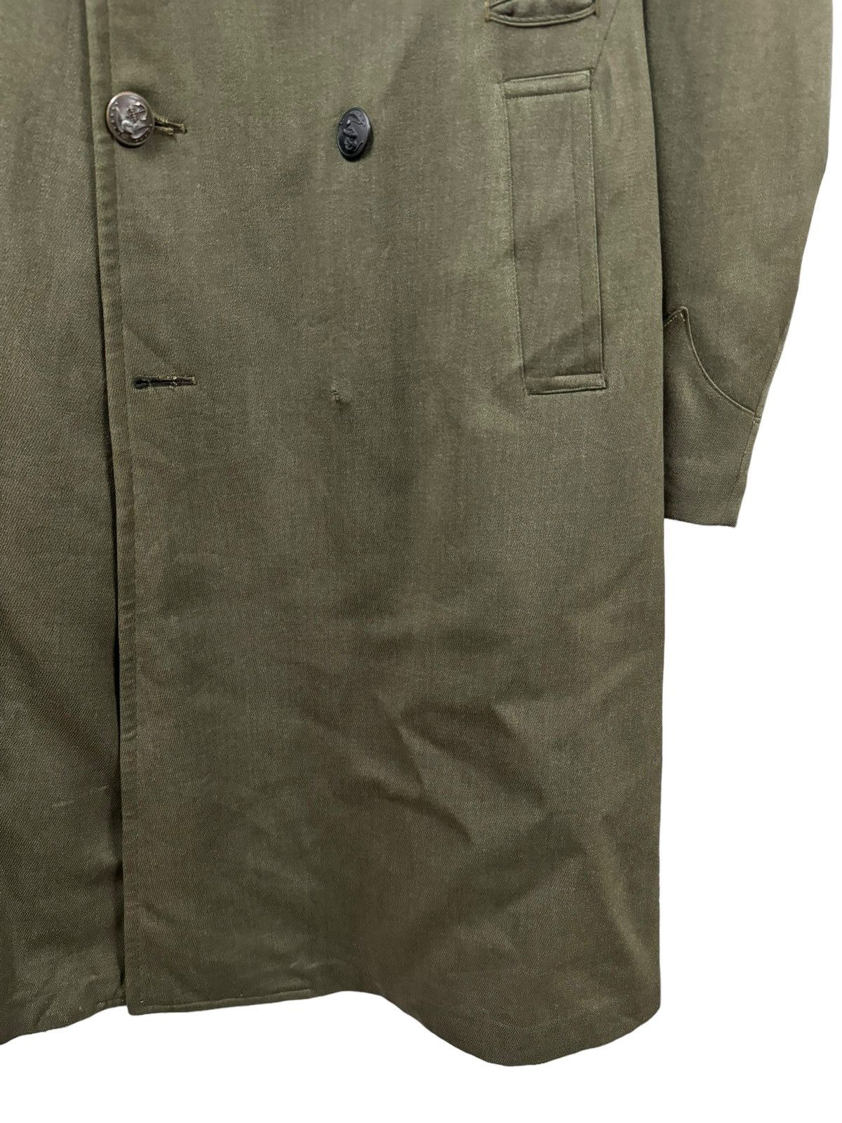 Vintage Vtg🔥60’s USMC Marine Cops Trench Overcoat Seige Green Jacket Size US M / EU 48-50 / 2 - 12 Thumbnail
