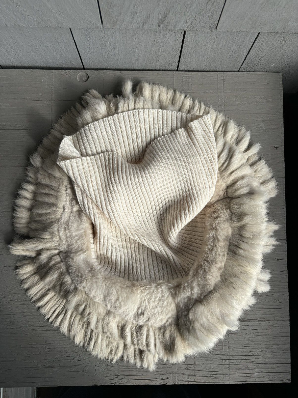Vintage Vintage Fur Scarf Fox Fur Muff Collar Turtleneck Hat Cravat Size ONE SIZE - 5 Thumbnail