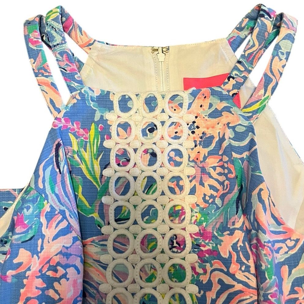 Lilly Pulitzer Lilly Pulitzer Pearl Shift Dress All Together Now Size 6 Size M / US 6-8 / IT 42-44 - 4 Thumbnail
