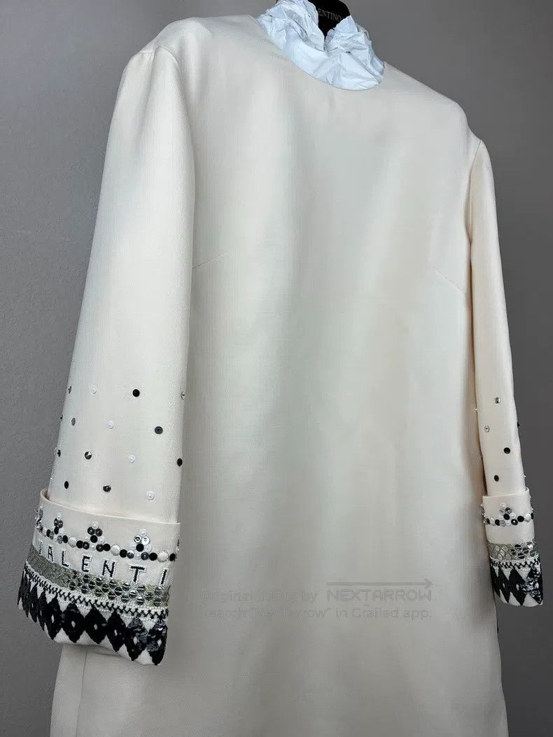Valentino Valentino Nailed beaded sleeve dress dress Size XL / US 12-14 / IT 48-50 - 4 Thumbnail