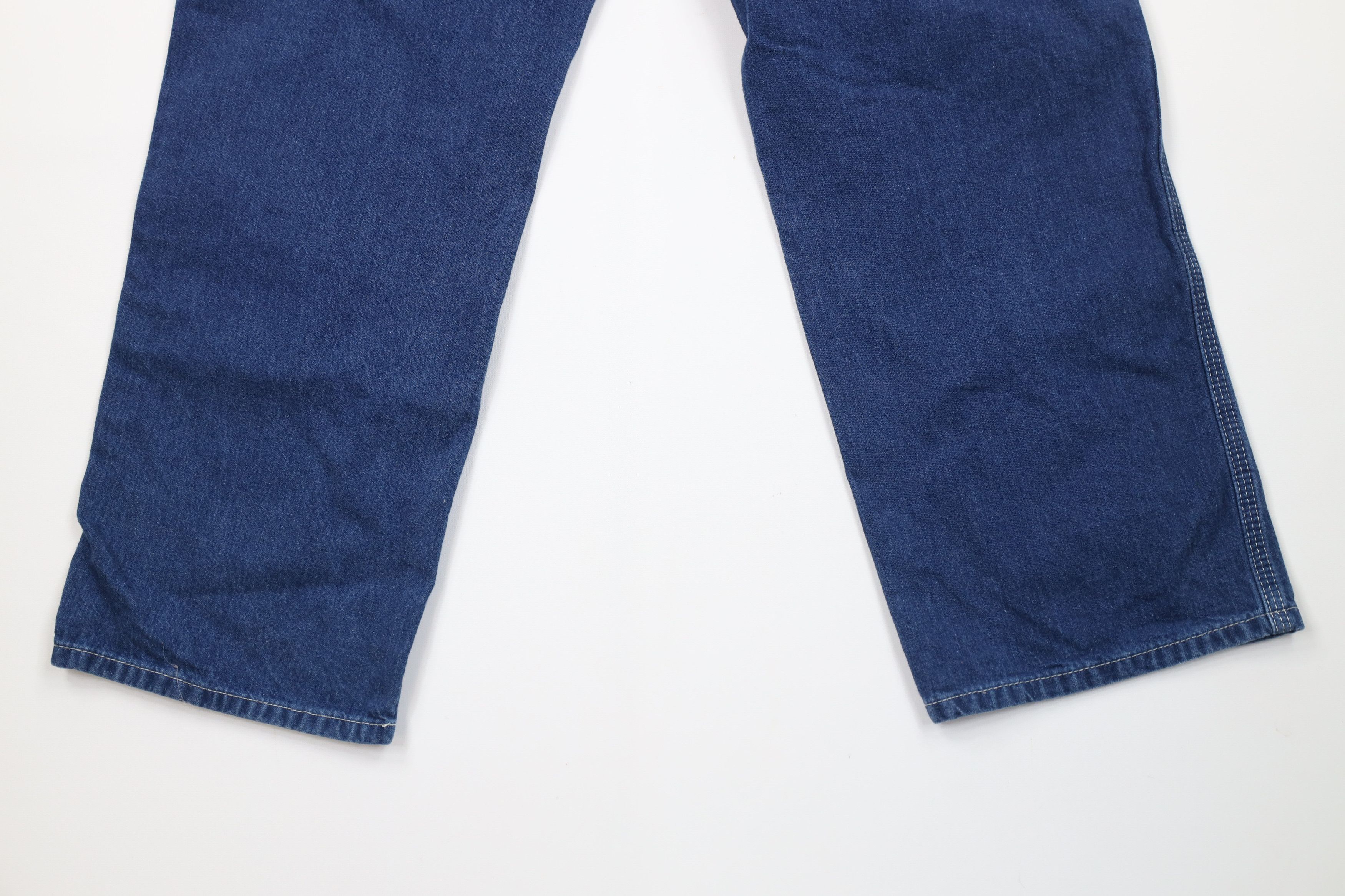 Carhartt Vintage Carhartt Spell Wide Leg Dungaree Denim Jeans Blue Size US 34 / EU 50 - 12 Thumbnail