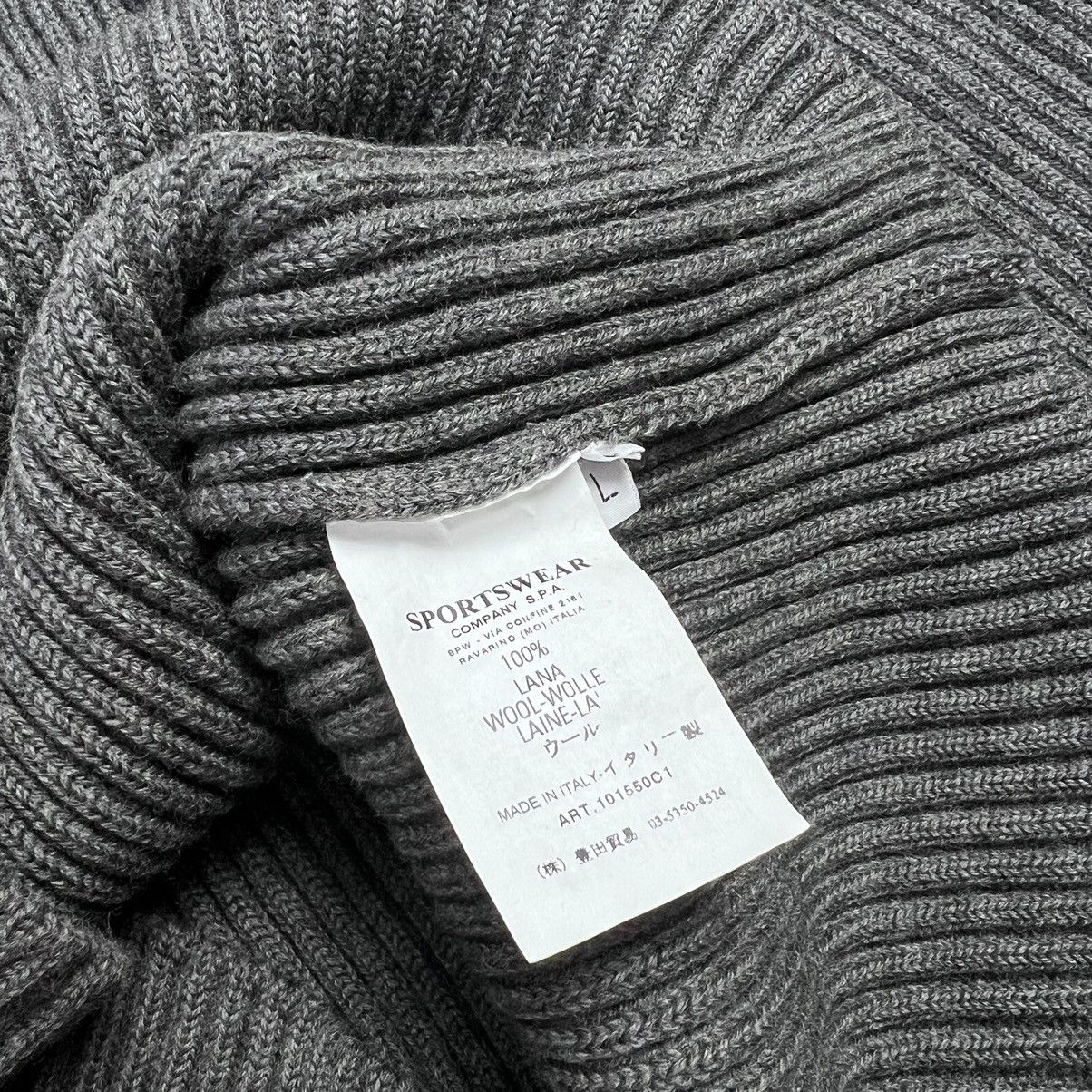 Stone Island Stone Island quarter zip ribbed wool sweater Size US L / EU 52-54 / 3 - 5 Thumbnail