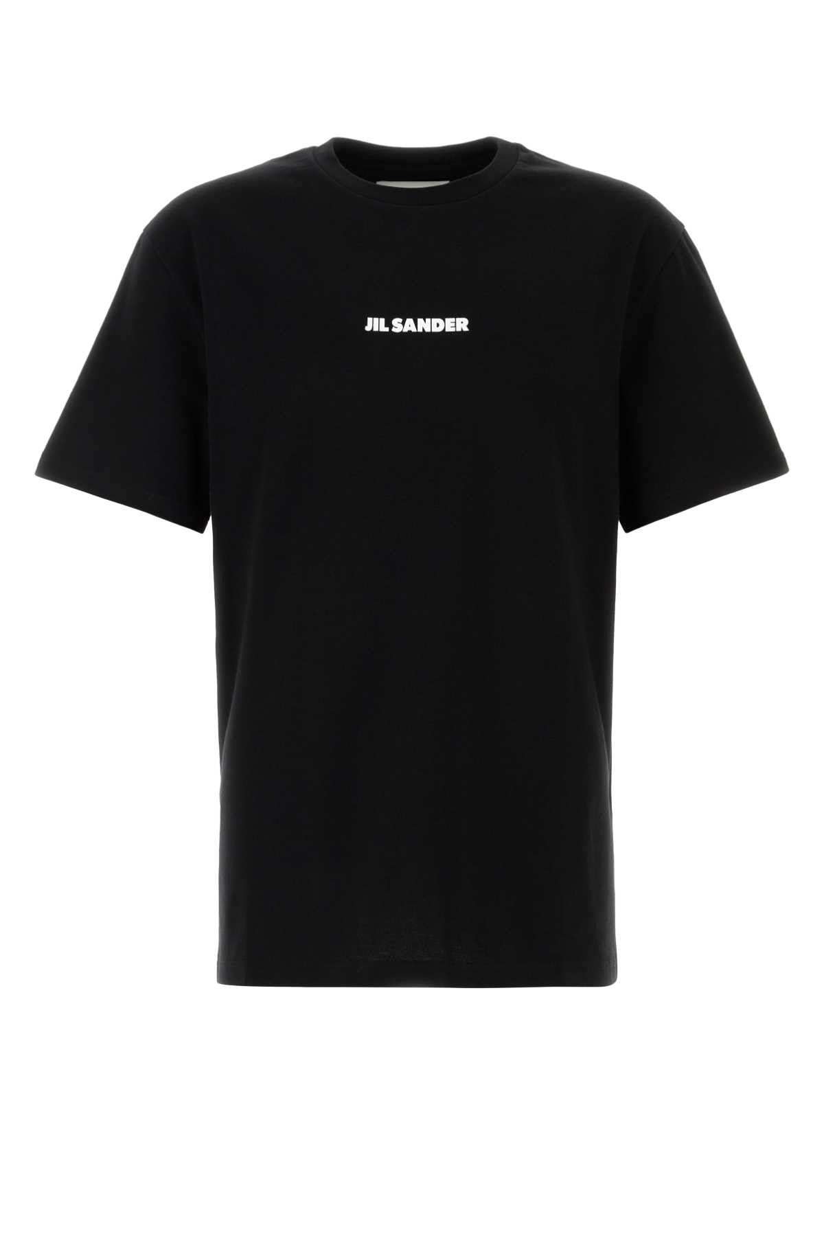 Jil Sander Black Cotton T-Shirt Size US S / EU 44-46 / 1 - 1 Thumbnail