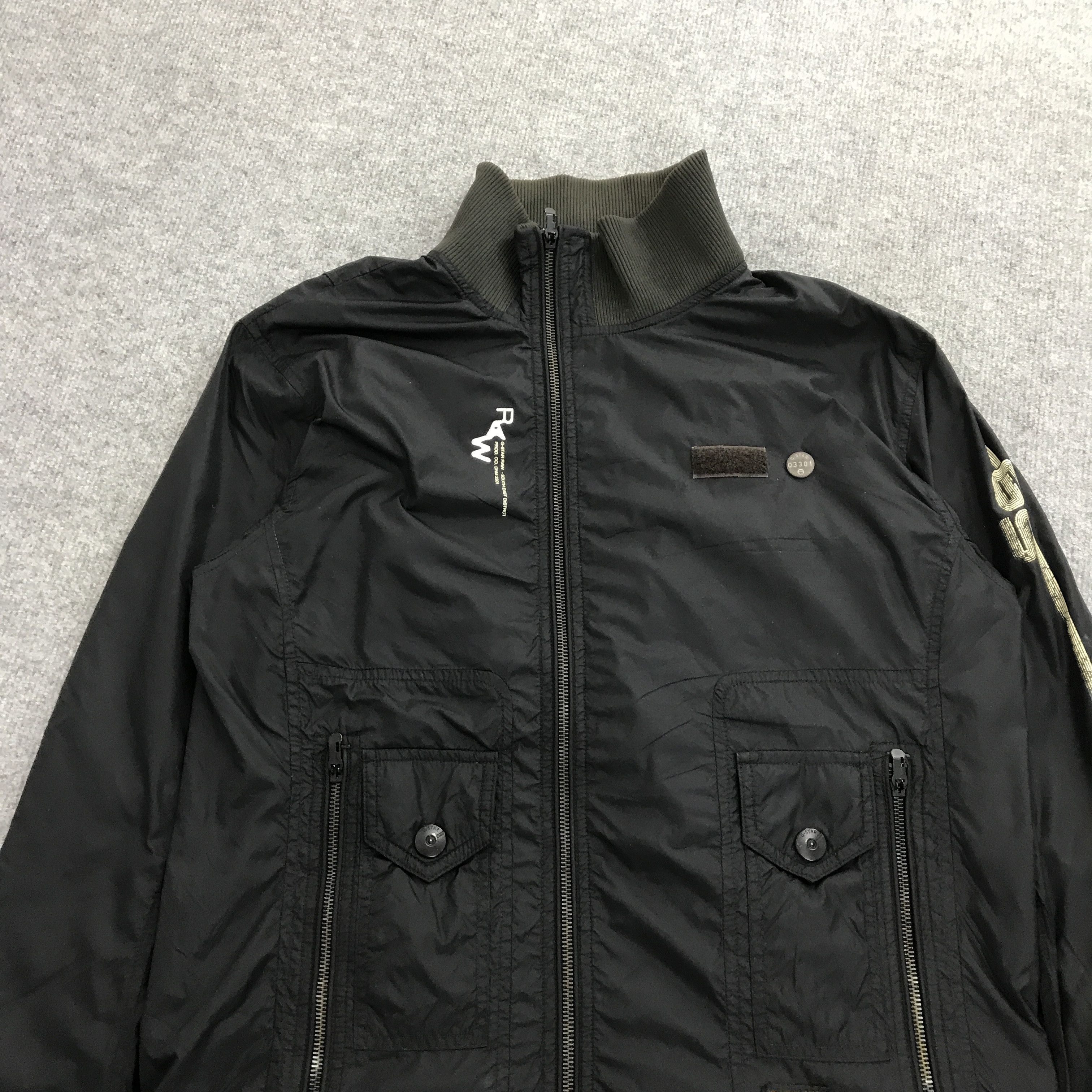 G-Star × Japanese Brand G-STAR RAW WINDBREAKER BIKER STYLE UP ZIPPER JACKET Size US L / EU 52-54 / 3 - 2 Thumbnail