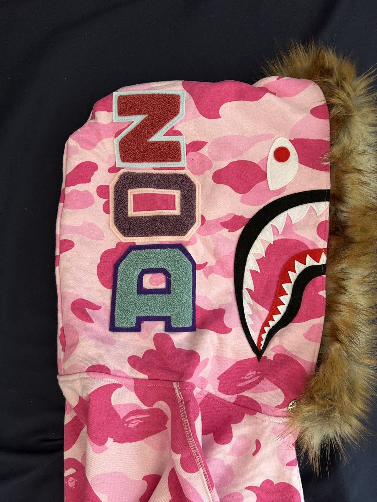 Bape BAPE X CACTUS JACK X DON TOLIVER FAUX FUR SHARK ZIP HOODIE Size US M / EU 48-50 / 2 - 4 Thumbnail