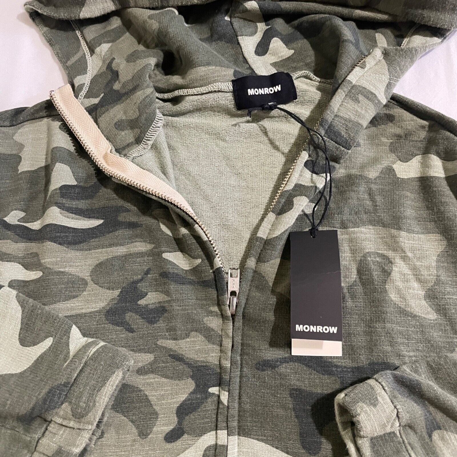 MONROW Monrow NWT · XS · Full Zip Hoodie · Supersoft Athleisure Size XS / US 0-2 / IT 36-38 - 4 Thumbnail