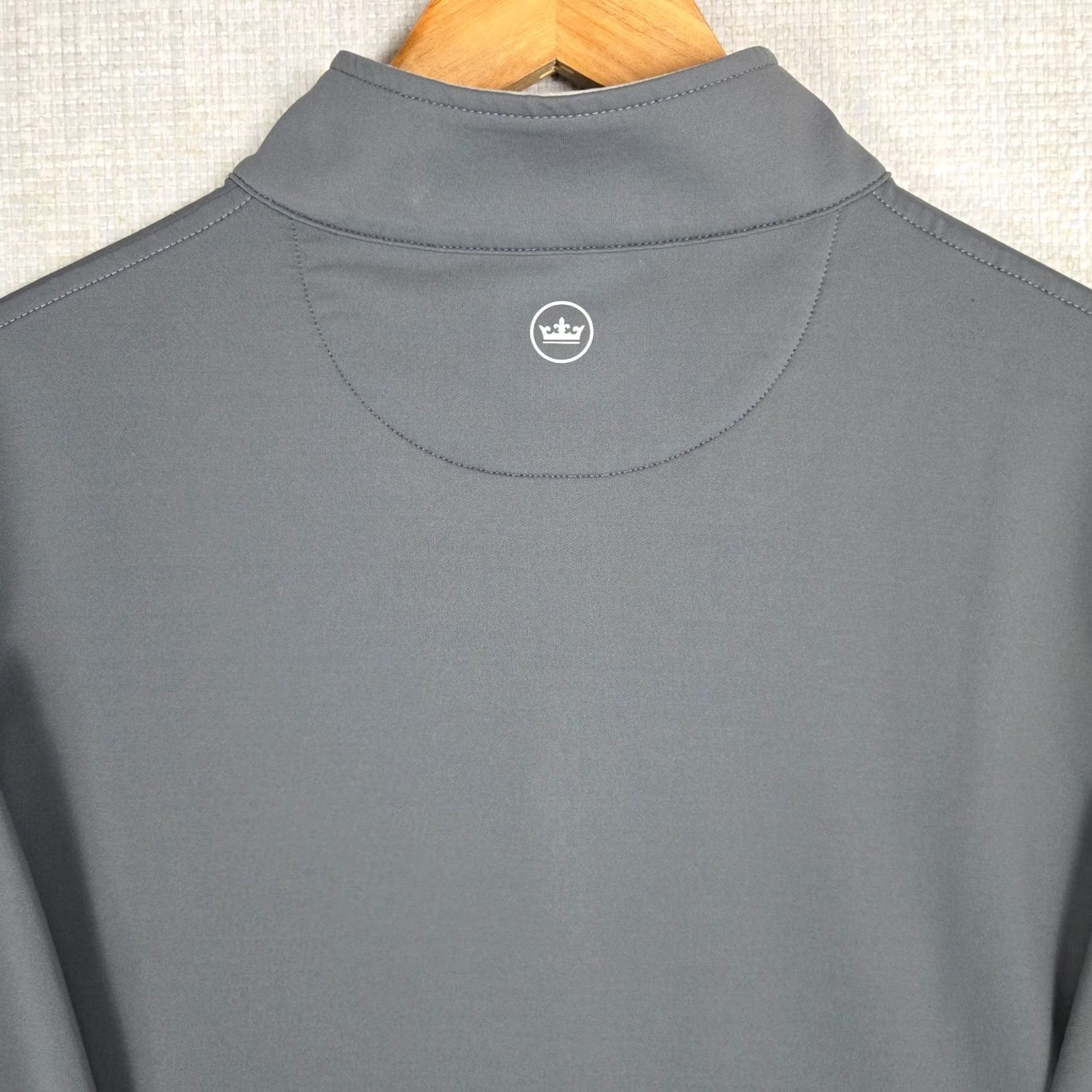 Peter Millar Peter Millar Crown Sport Perth Men's Golf/Casual 1/4 Zip Pullover Grey Gray L Large Shirt Size US L / EU 52-54 / 3 - 5 Thumbnail