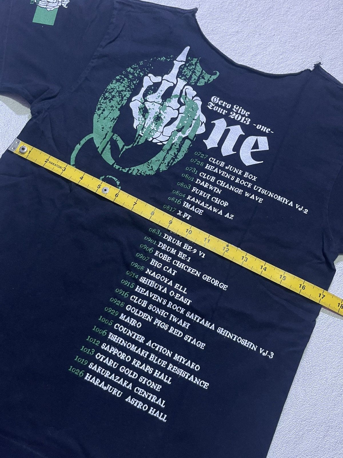 Hysteric Glamour VINTAGE Y2K GEROLIVE TOUR short sleeve tshirt Size US M / EU 48-50 / 2 - 10 Thumbnail